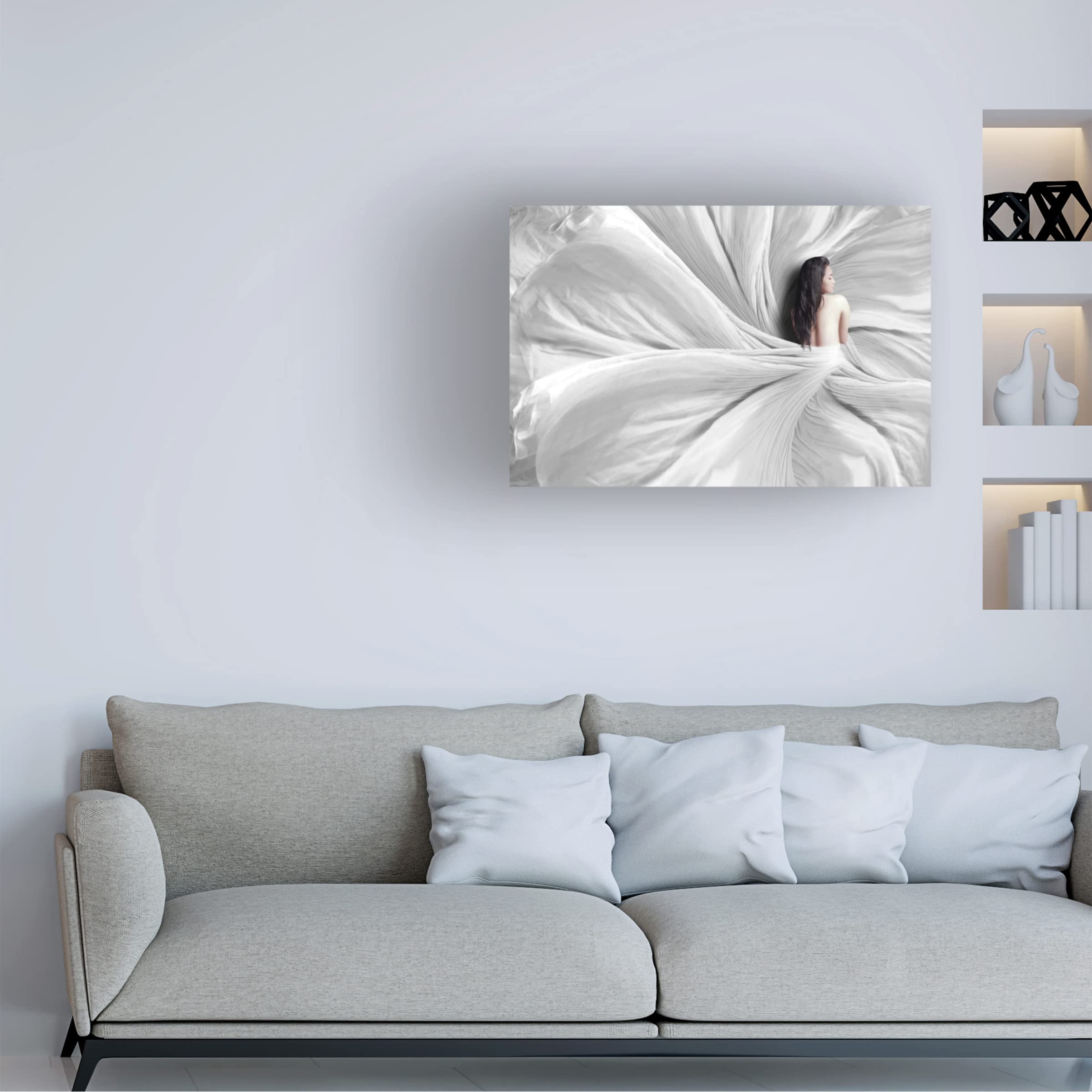 Trademark Fine Art 'Snow White' Canvas Wall Art by Heru Sulistyono - Perfect for Disney Themed Bedroom, Nursery, or Living Room Decor