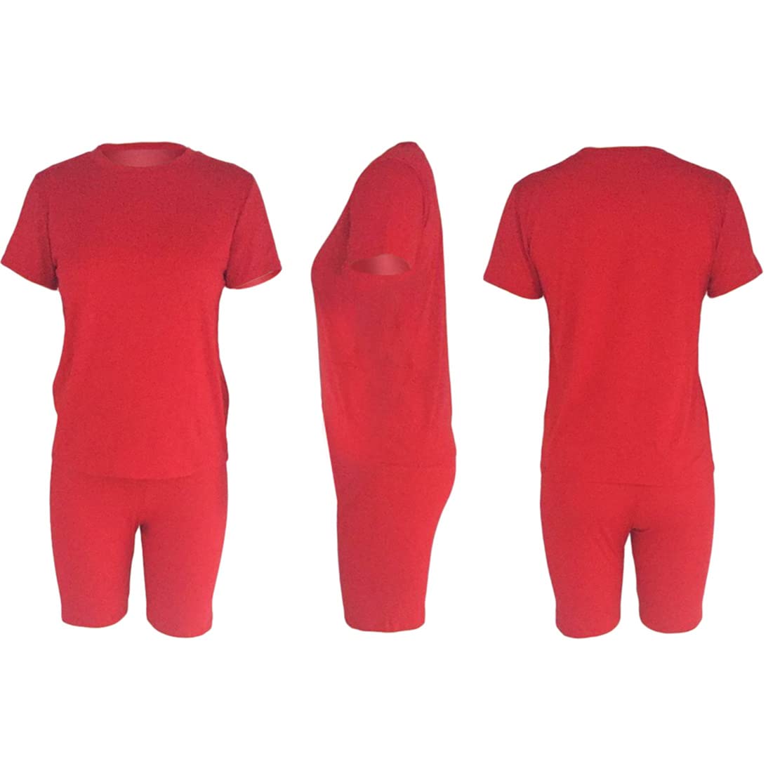 Women's 2-Piece Outfits Summer Short Sets - Lounge & Tracksuit Sweatsuits for Casual Wear, Gym, and Vacation