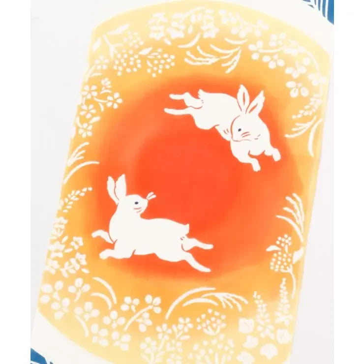 Kenema Tenugui Moonlit Guardian - Japanese Traditional Hand Dyed Cotton Cloth for Home Decor, Gift & Cultural Display