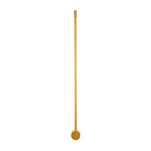 Slim Stick Wall Mount LED Light - Modern Minimalist Gold Metallic Wall Sconce for Hallway, Living Room, Bedroom & Stairway | Energy Efficient Surface Mount Lighting for Home & Office Decor