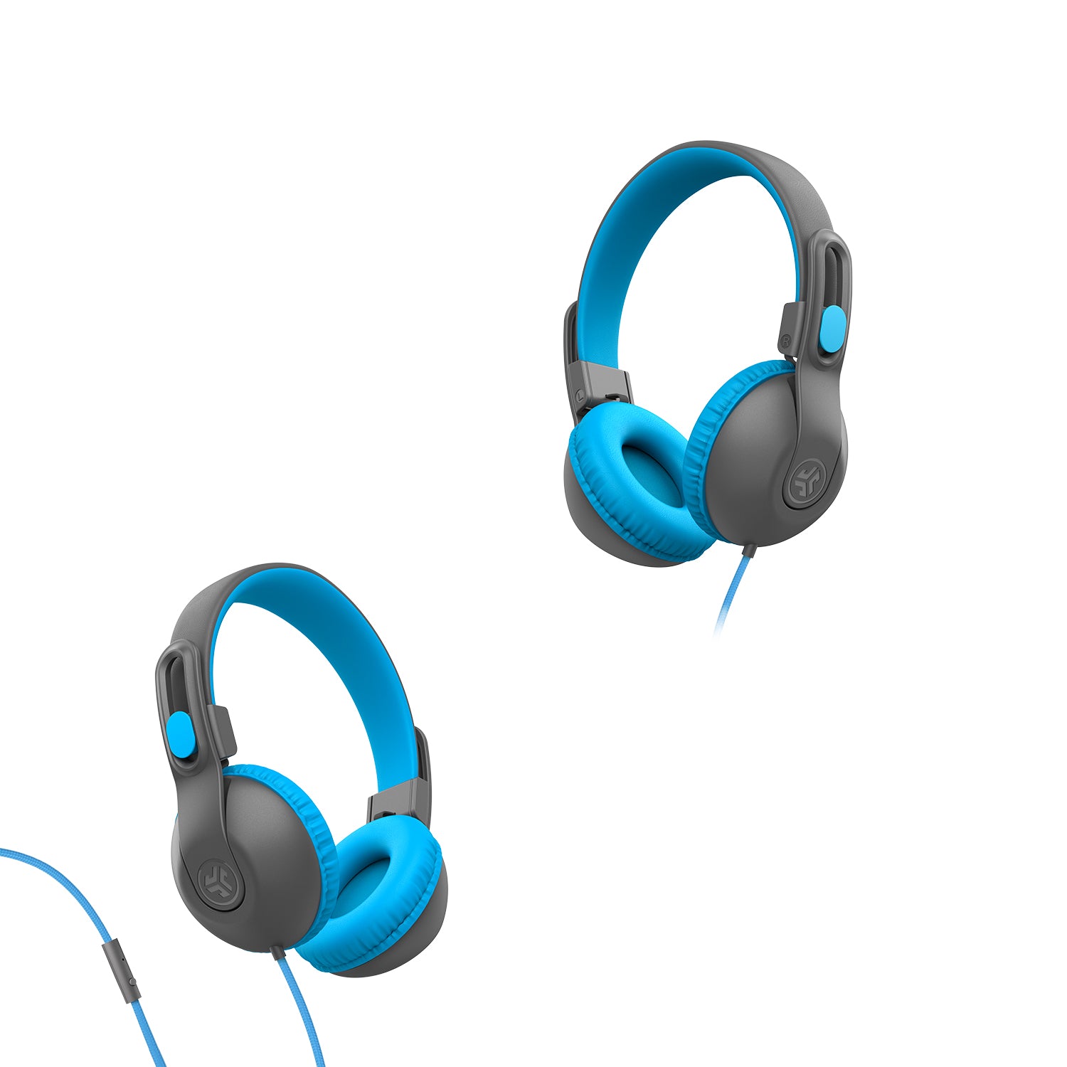 JBuddies Studio 2 Wired Gaming Headset - Family Pack of 2 Headsets with Noise Isolation for PC, PS4, Xbox, Nintendo Switch - Perfect for Multiplayer Gaming & Online Classes