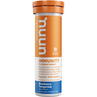 NUUN Immunity Hydration Tablets - Blueberry Tangerine Flavor | Electrolyte Drink Mix for Immune Support | Perfect for Workouts, Travel & Daily Wellness