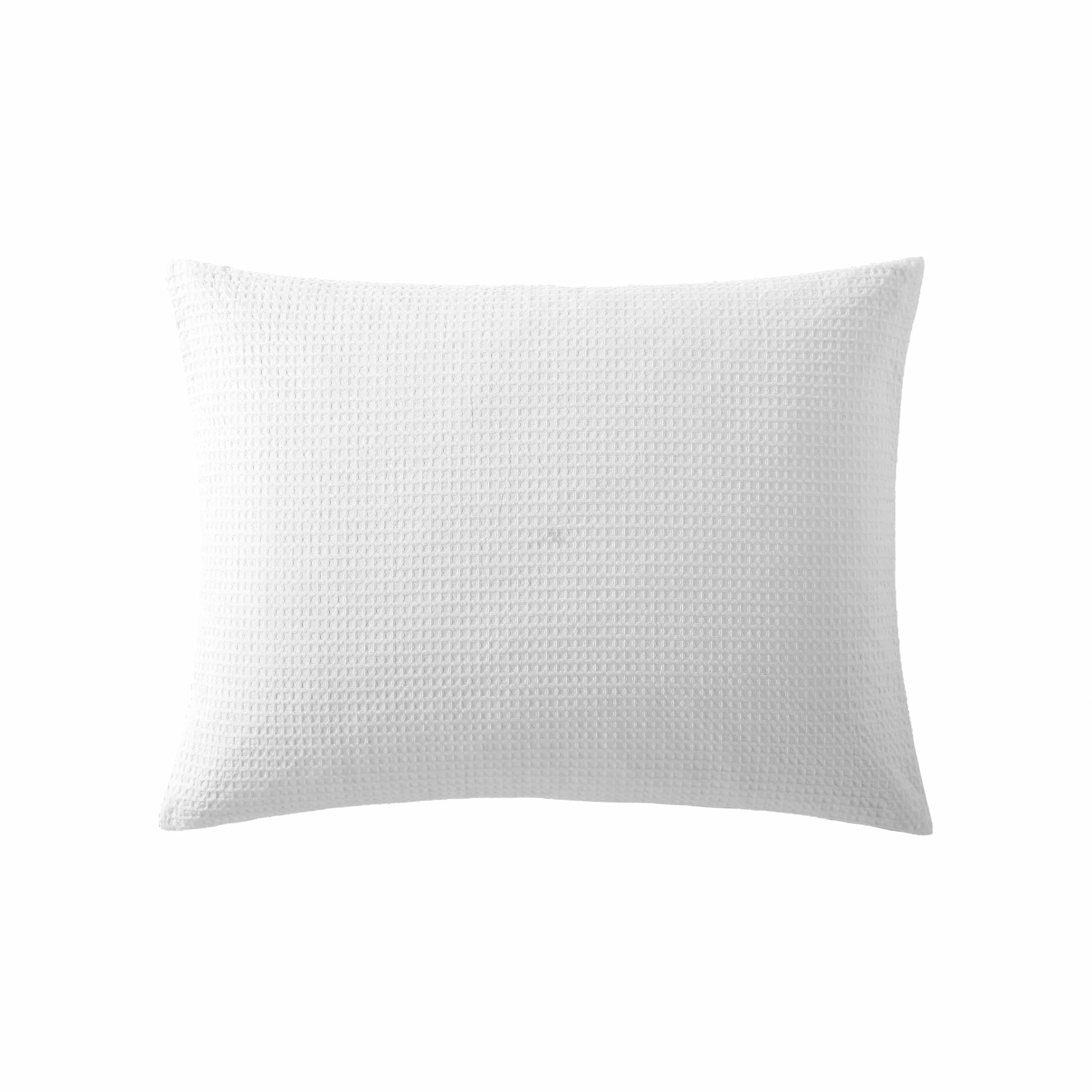 Vera Wang King Duvet Cover Set - Soft 100% Cotton Bedding Set with Matching Shams, Button Closure, Waffle Pique White - Luxury Bedroom Essentials for Master Suite, Hotel-Style Comfort, Wedding Registry Gift