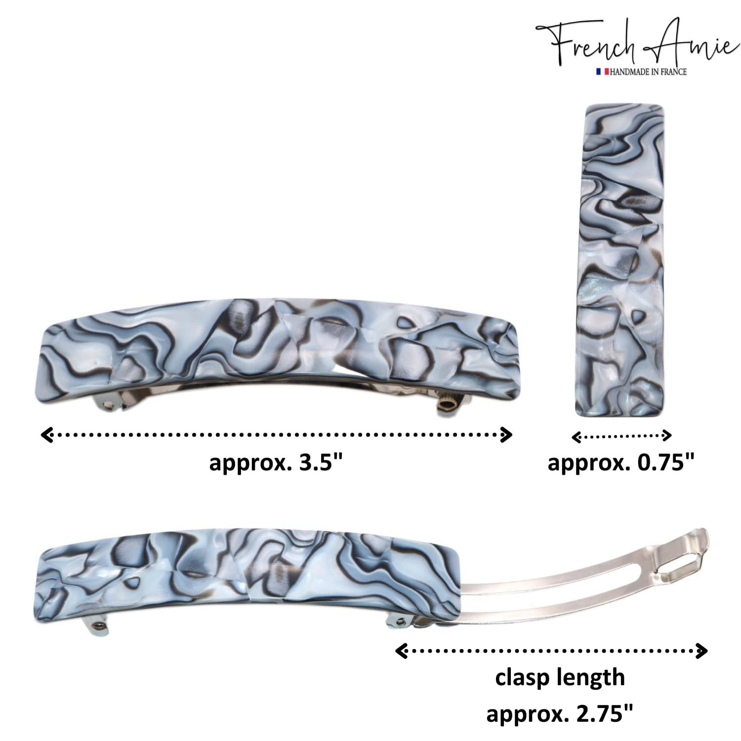 French Amie Oblong Handmade 3.5
