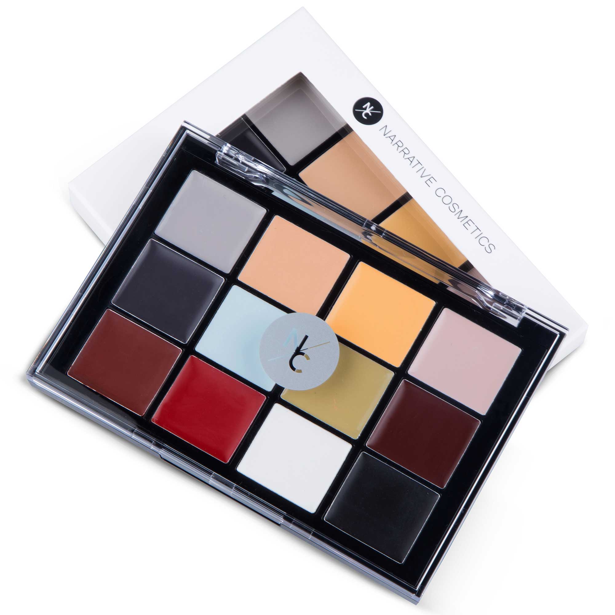 Professional Quick-Drying Death FX Cream Makeup Palette - Halloween, Cosplay & Special Effects Makeup Kit for Theater & Film