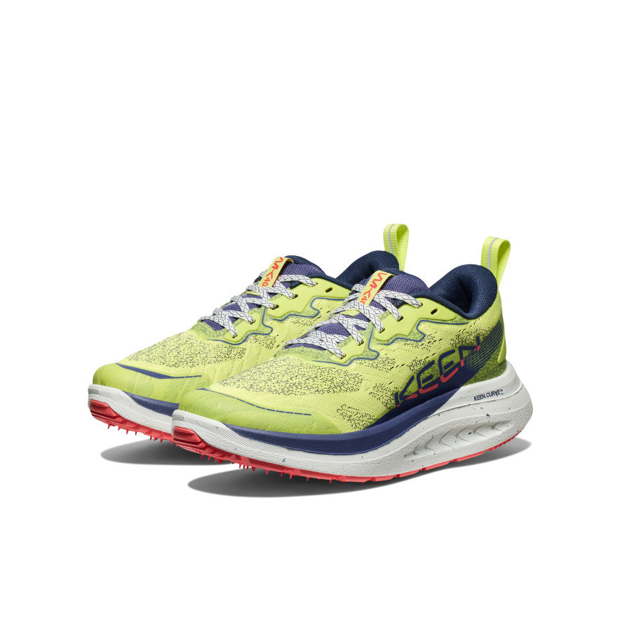 WK400 II Women's Walking Shoes - Daiquiri Green & Skipper Blue | Lightweight Comfort for Walking, Travel & Everyday Wear