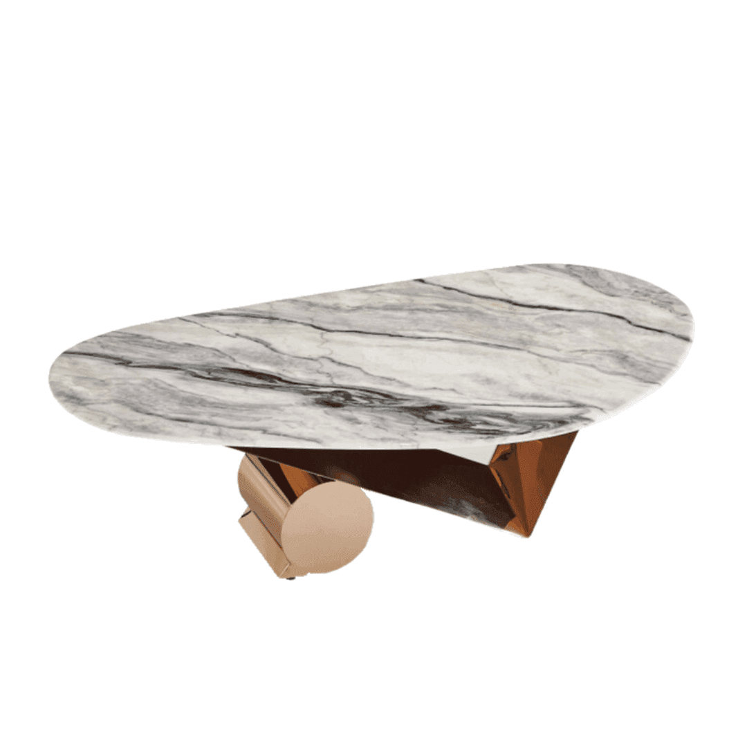 Fernie Cultured Marble Coffee Table - 51
