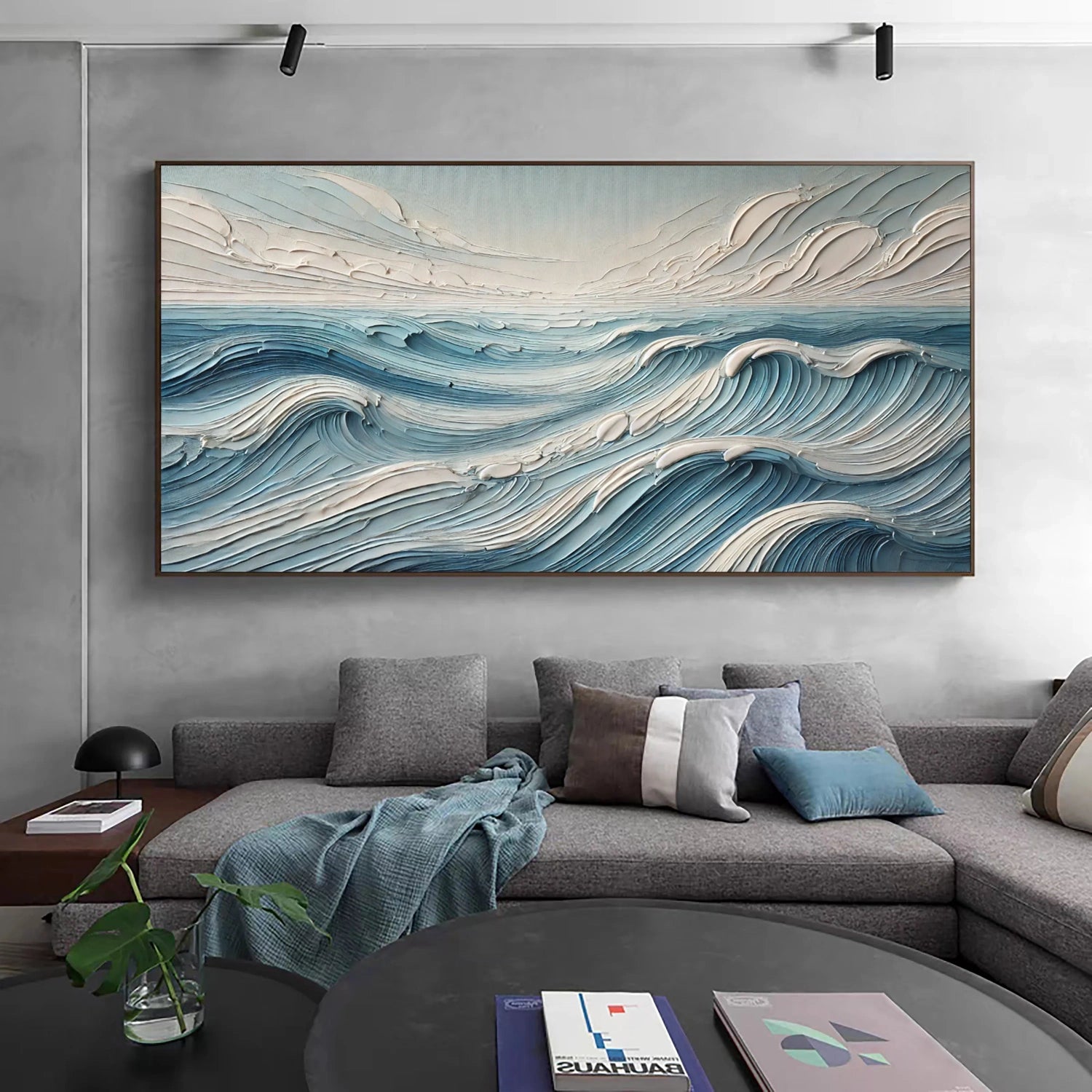 Ocean and Sky Painting - Stunning Coastal Wall Art #OS231 | Perfect for Beach House Decor, Living Room, Bedroom & Office