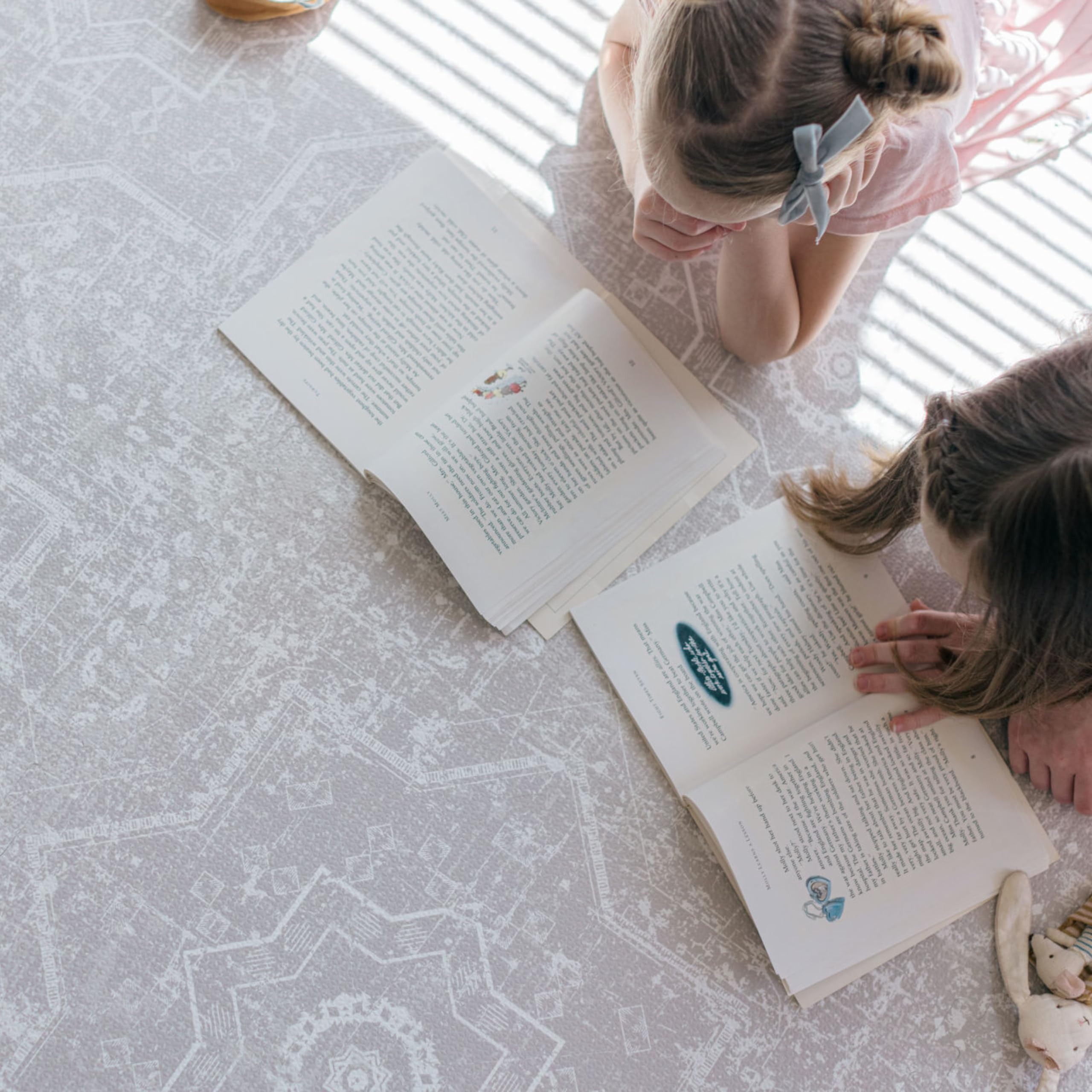 Premium EVA Foam Baby Play Mat (4x6ft) - Non-Toxic Crawling & Tummy Time Floor Mat for Infants & Toddlers - Soft Playroom Rug for Nursery, Daycare & Home - Layla Collection - Waterproof & Easy to Clean