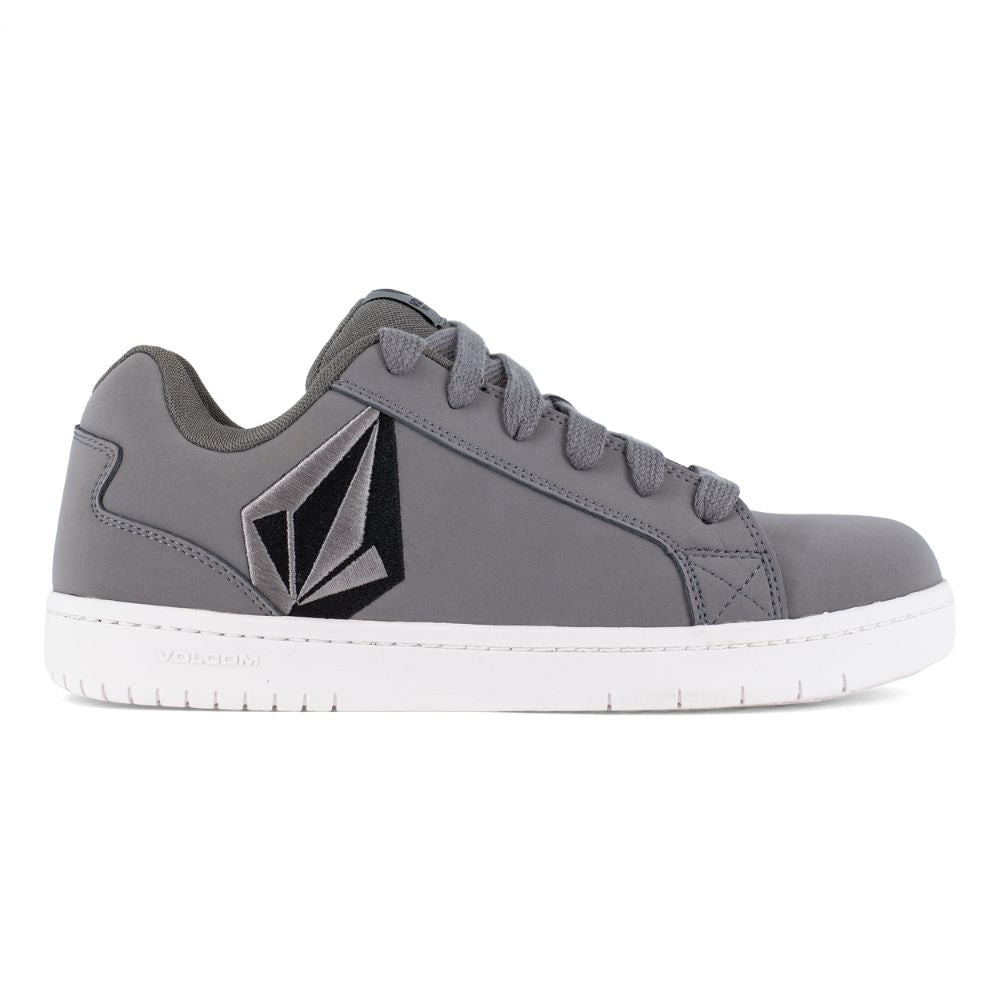 Volcom Stone Men's Composite Toe Safety CSA Skate Shoe VC30468 - Grey Work Boots for Construction, Skateboarding & Outdoor Activities