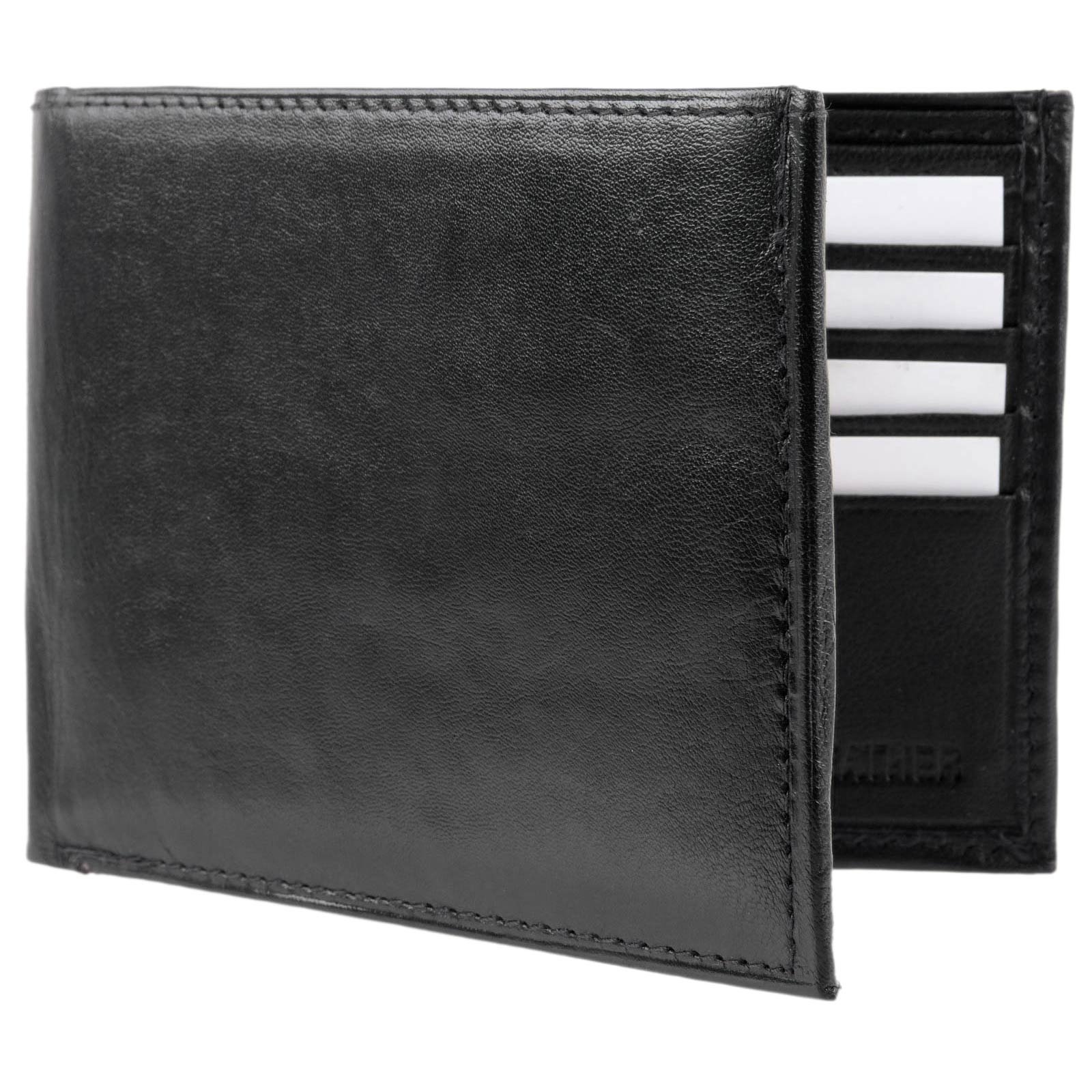 Premium Oakridge Men's Bi-Fold Wallet - Genuine Soft Nappa Leather - Slim RFID Blocking Design - Perfect for Everyday Carry & Business Use
