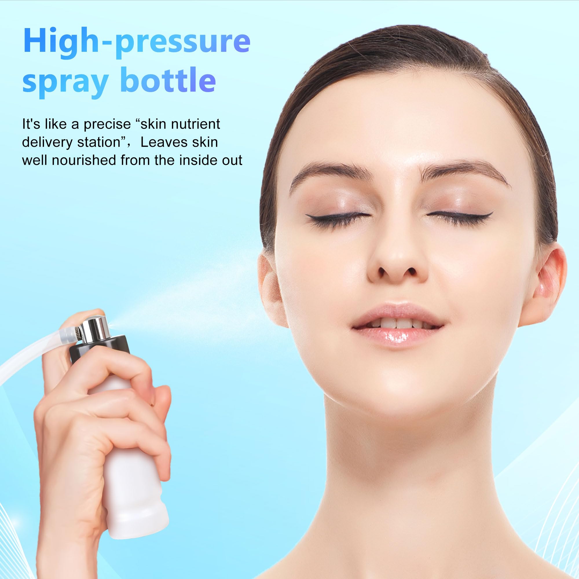 Professional Diamond Microdermabrasion Machine for Face - Kendal Dermabrasion Device with Vacuum Blackhead Removal & Hydrating Spray - Esthetician Supplies & Home Skin Care - Perfect for Acne Treatment, Anti-Aging & Glowing Skin