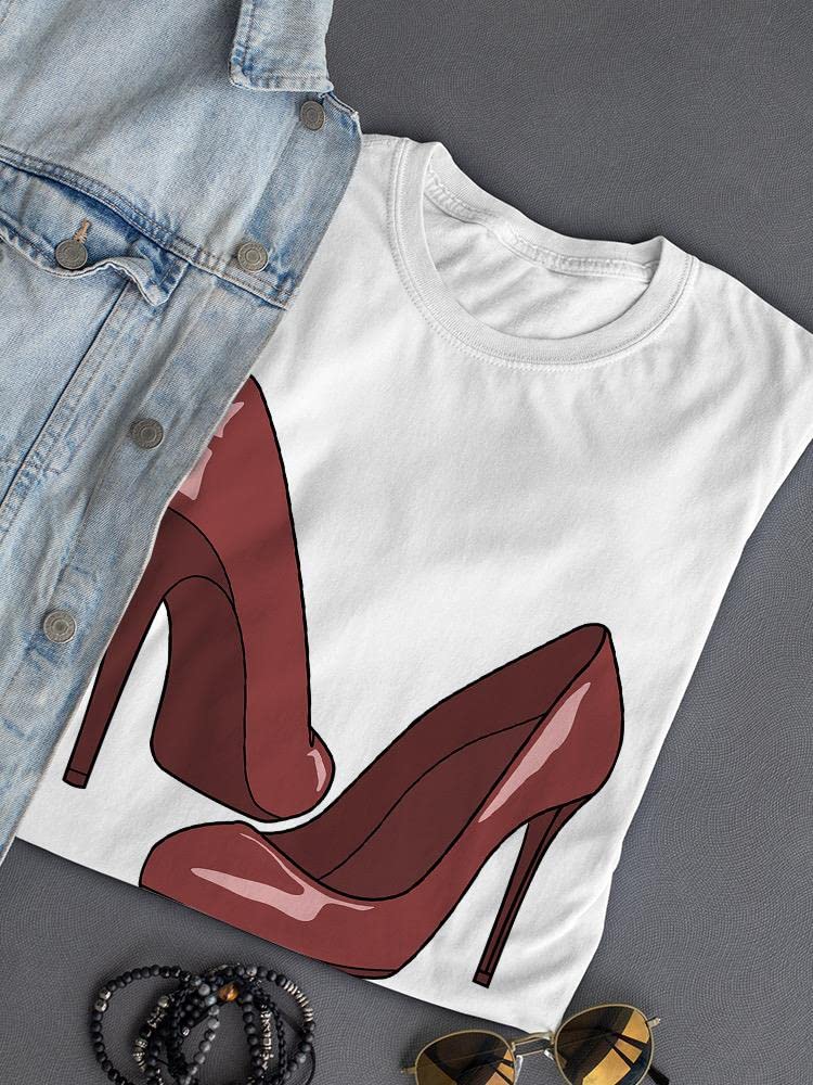 Smartprints Women's Leopard Print High Heel Shoes & T-Shirt Set | Fashionable Animal Print Outfit for Parties, Date Nights & Special Occasions