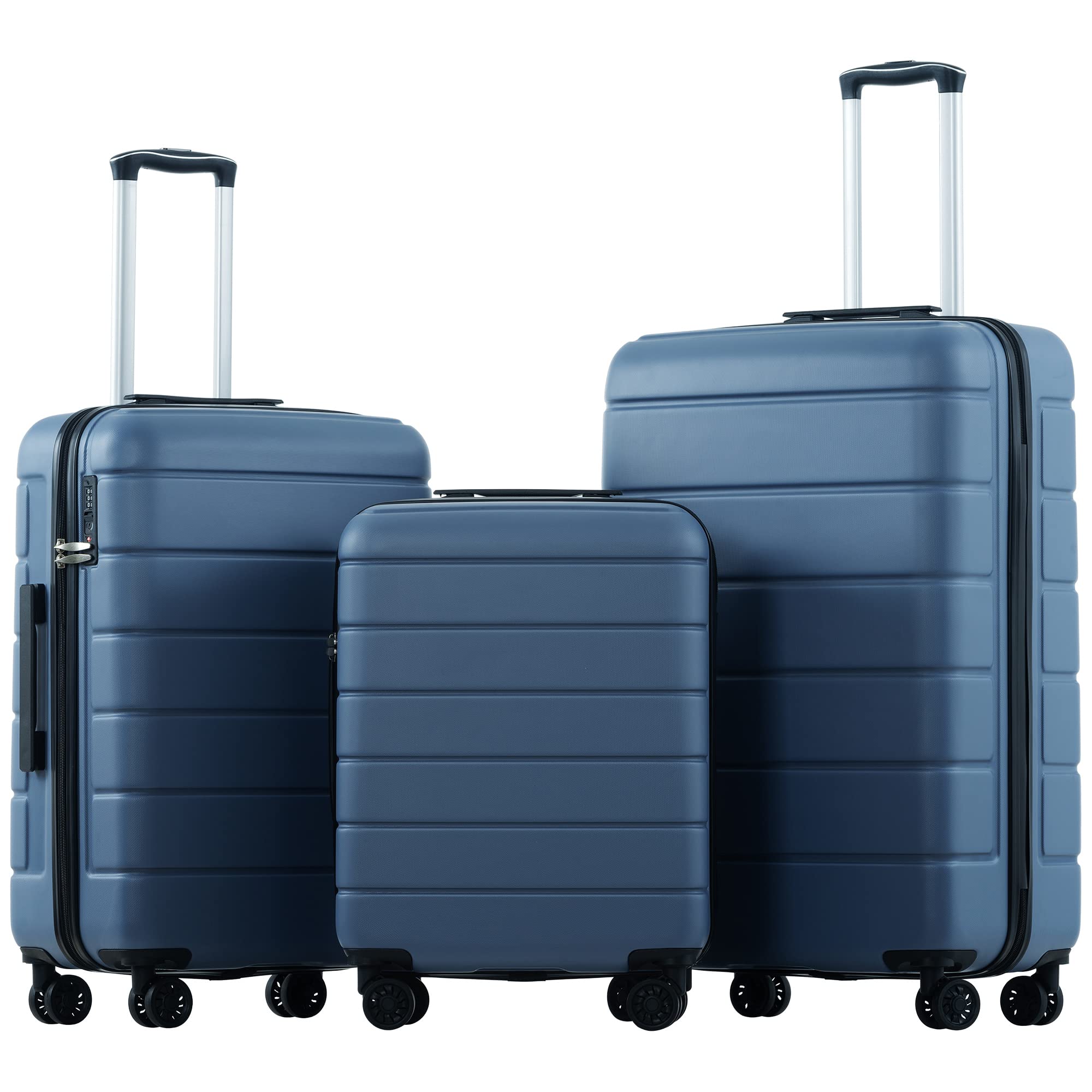 Lightweight TSA Lock Spinner Luggage Set (20in 24in 28in) - Durable Expandable Suitcase for Travel, Business & Vacation - Perfect Carry-On & Checked Baggage for Airlines