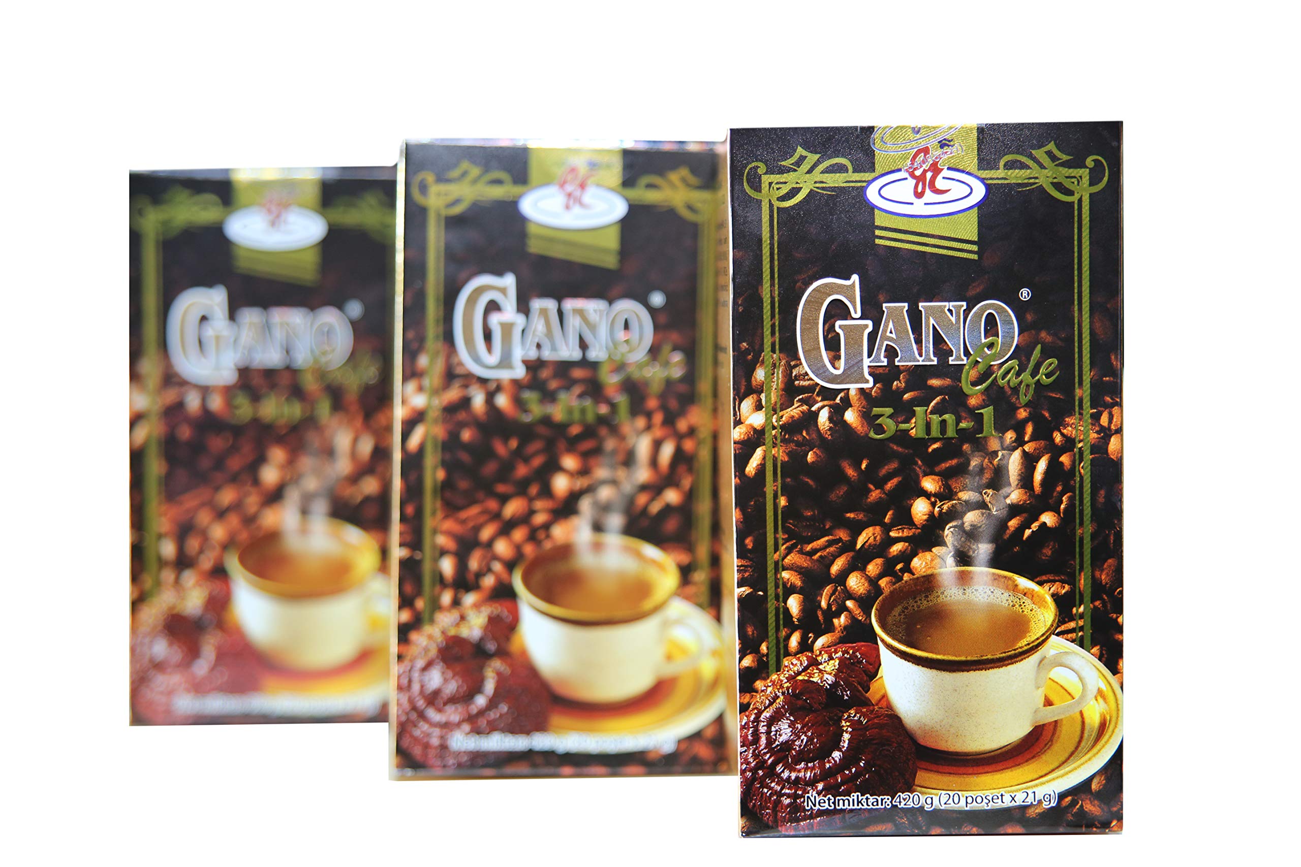 Premium GanoCafe 3-in-1 Ganoderma Coffee - 6 Boxes by GANO EXCEL INTERNATIONAL | Organic Mushroom Coffee Blend for Energy Boost & Wellness | Perfect for Morning Routine, Office Work & Healthy Lifestyle