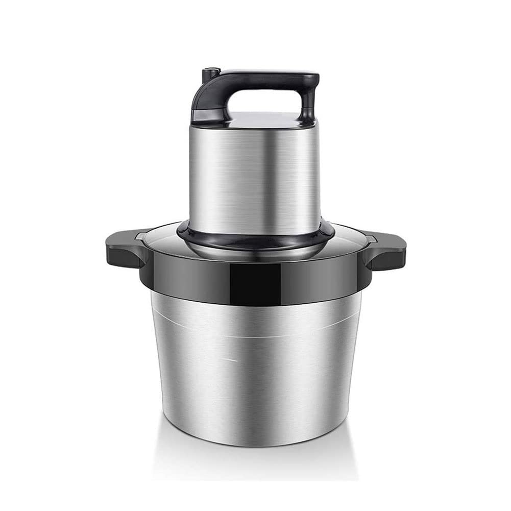 1000W Powerful Electric Food Chopper & Processor - 6L Stainless Steel Bowl for Grinding Meat, Vegetables, Fruits & Nuts - Heavy Duty Kitchen Appliance for Meal Prep, Smoothies & Baking - Perfect for Home Chefs & Restaurants