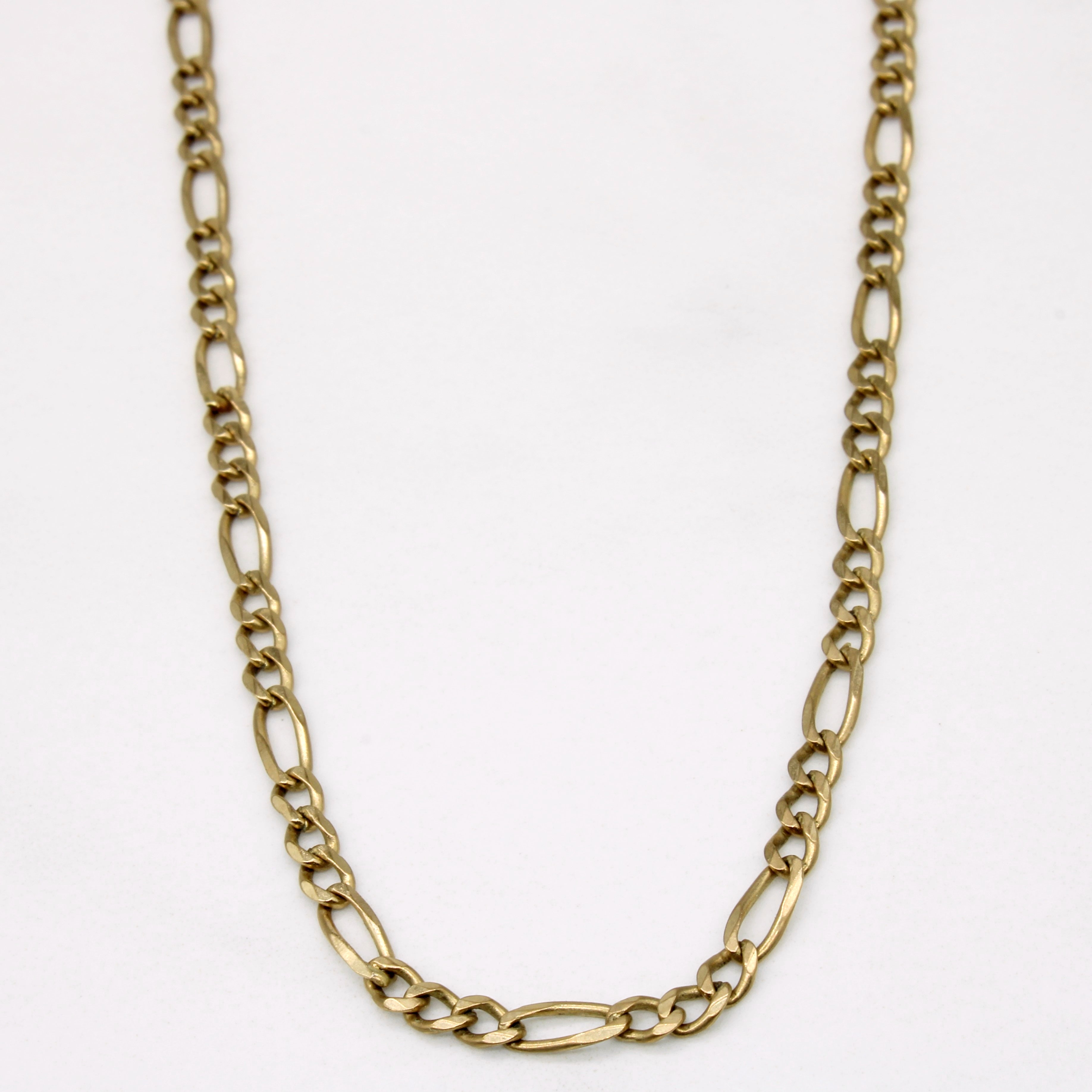 10k Yellow Gold Figarucci Chain Necklace - 23 Inches - Perfect for Layering, Gifting & Everyday Elegance