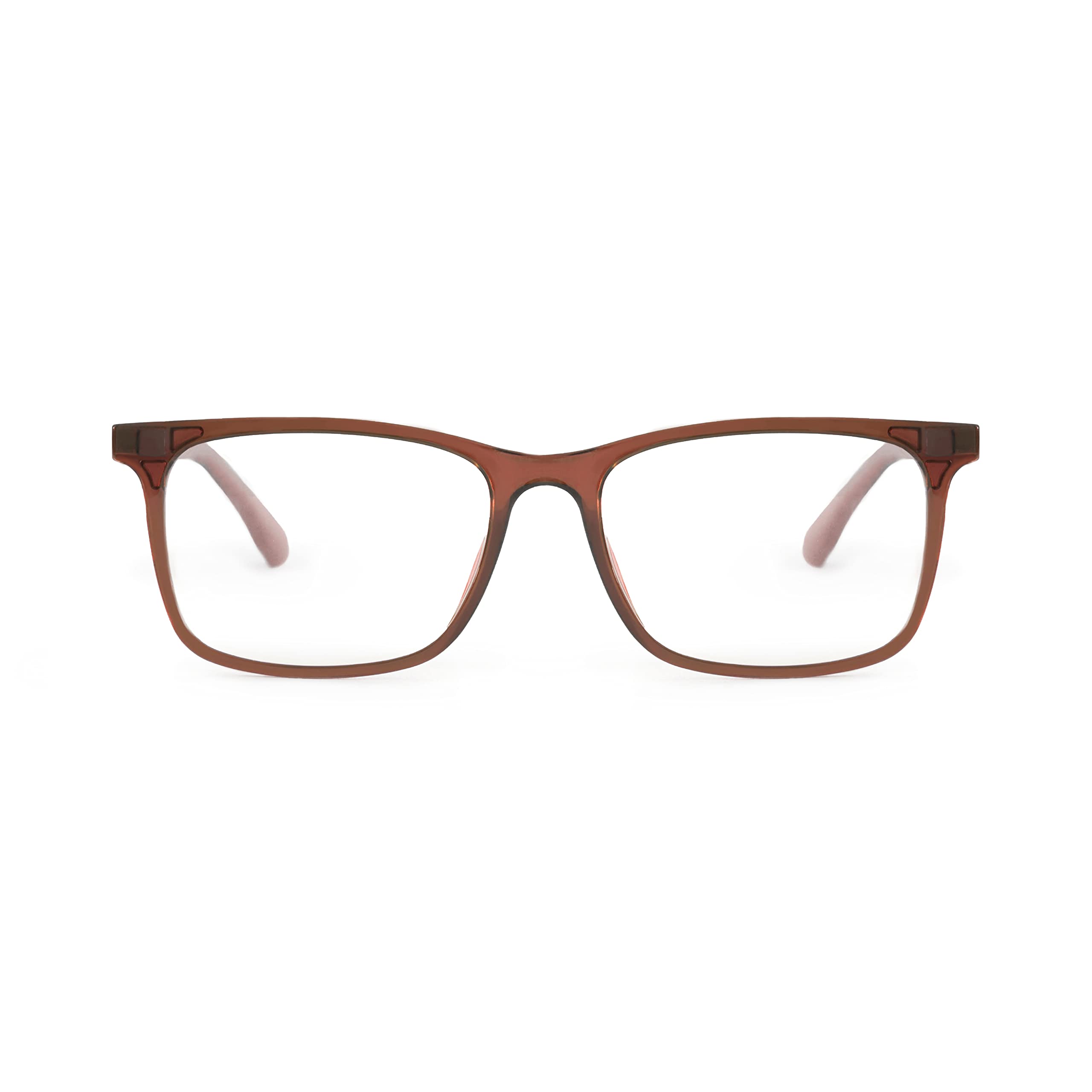 Premium Blue Light Blocking Glasses for Women & Men - Anti Glare Square Computer Glasses with Magnetic Clip-On Sunglasses for Driving, Gaming & Office Work