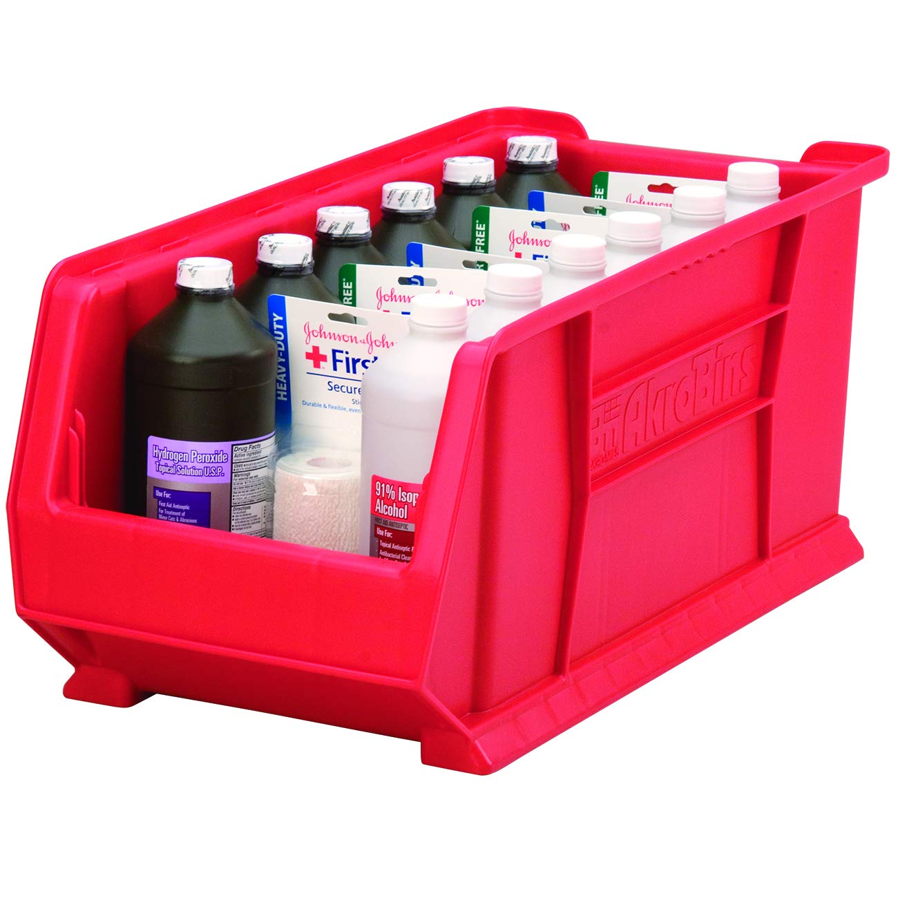 Akro-Mils 30287 Large Plastic Storage Bins - 24