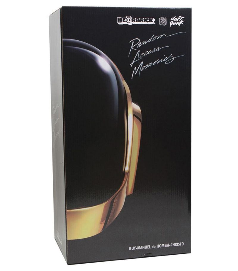 Medicom Be@rbrick 2018 Daft Punk 1000% Random Access Memories Collectible Figure - Limited Edition Vinyl Toy for Music Fans & Pop Art Collectors | Perfect for Display in Home, Office, or Music Studio