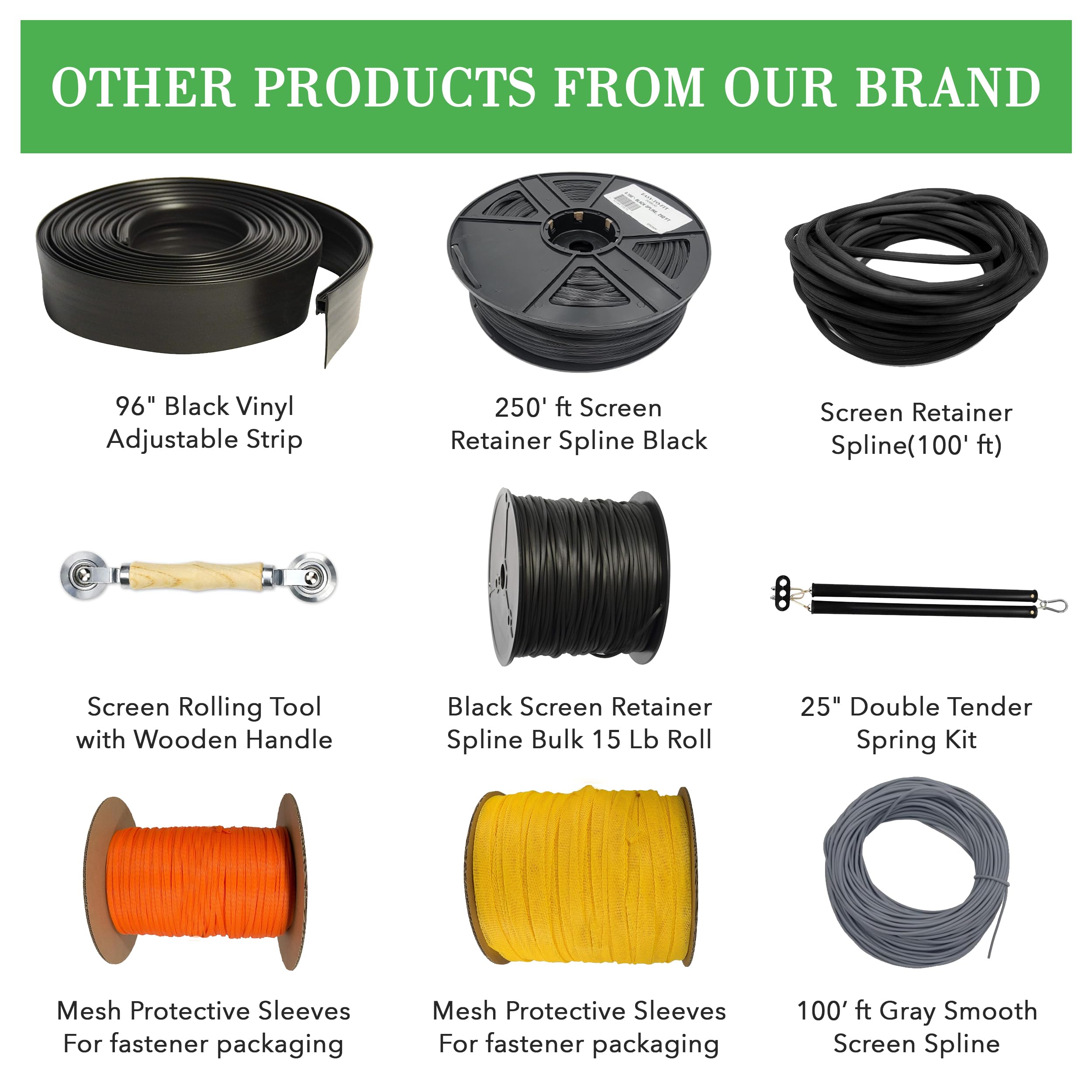 Professional Screen Roller Tool for Door & Window Screen Installation & Repair - Wood Handle & Steel Bearing Wheel Spline Roller - Double Ended Hand Tool for DIY Home Improvement Projects - Perfect for Screen Doors, Windows, Porches & Patio Enclosures