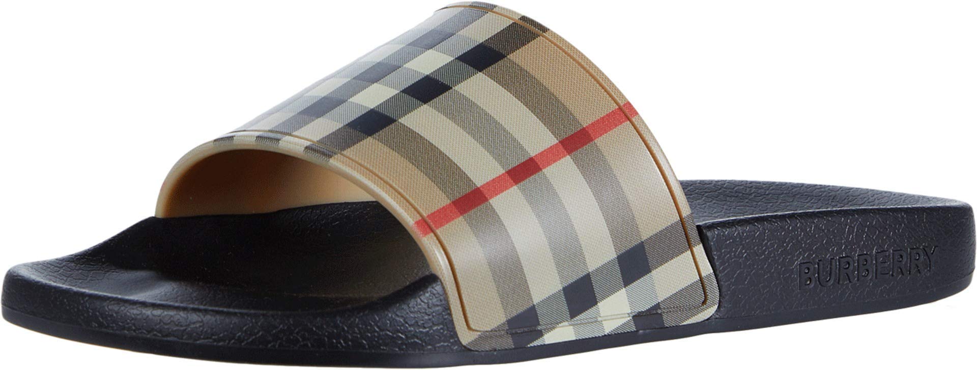 BURBERRY Kids Mini Furley Check Slide Sandals for Toddlers & Little Kids - Stylish & Comfortable Summer Shoes for Playdates & Beach Outings