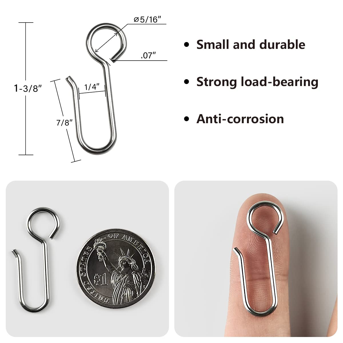 KXLIFE Flexible Ceiling Curtain Track Carrier Rollers - Bendable Curtain Track Pulley with 24 Hooks for Smooth Gliding | Perfect for Home, Office & Hotel Window Treatments