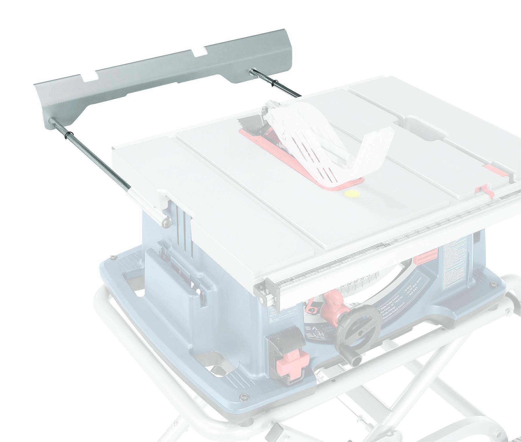 BOSCH TS1016 Outfeed Support Assembly - Heavy Duty Table Saw Stand Accessory for Woodworking & Carpentry Projects
