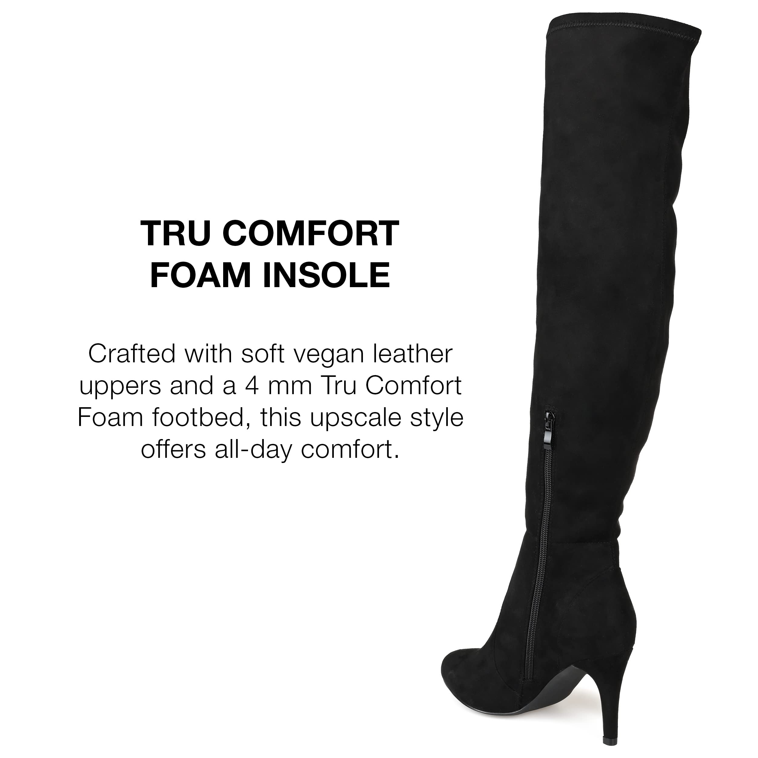 ABIE WIDE CALF BOOTS - FINAL SALE (NO EXCHANGES) - Comfortable Wide Calf Boots for Women, Perfect for Fall & Winter Fashion, Office Wear, and Casual Outfits