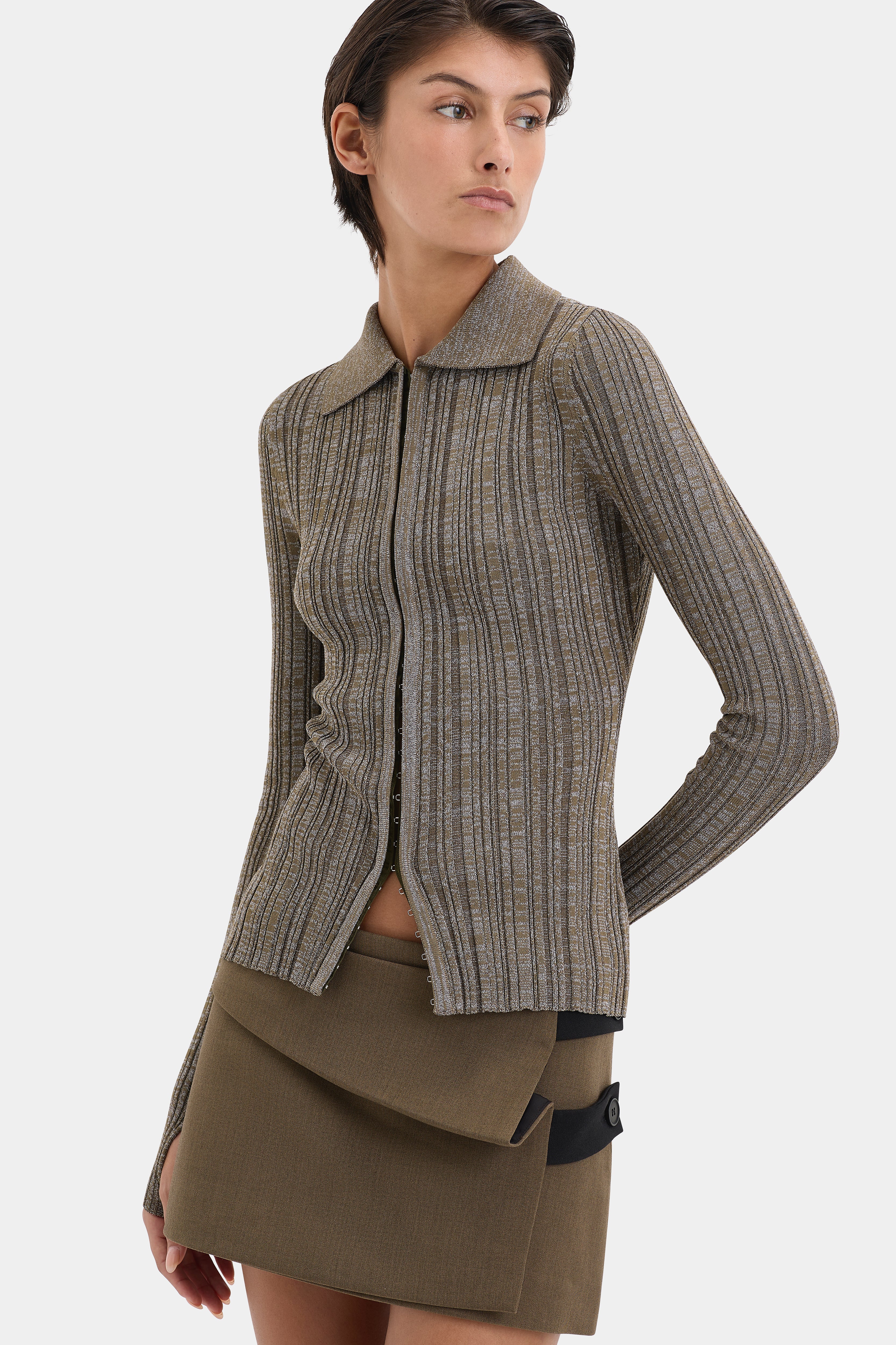 Vespri Knit Shirt for Women - Soft Comfortable Casual Tops - Perfect for Work, Travel & Everyday Wear