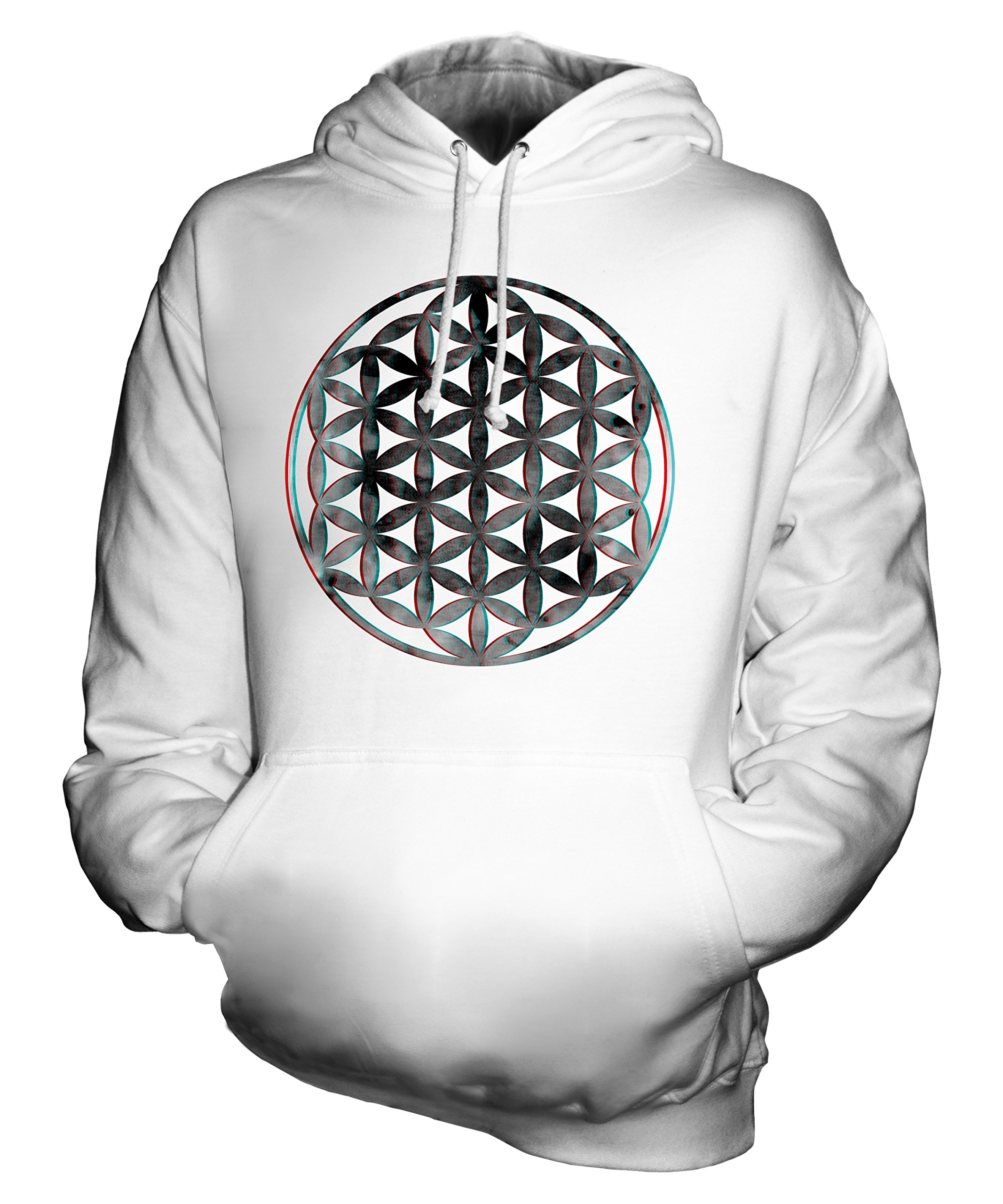 Flower of Life 3D Printed Unisex Hoodie for Men & Women - Yoga, Meditation & Spiritual Retreat Wear