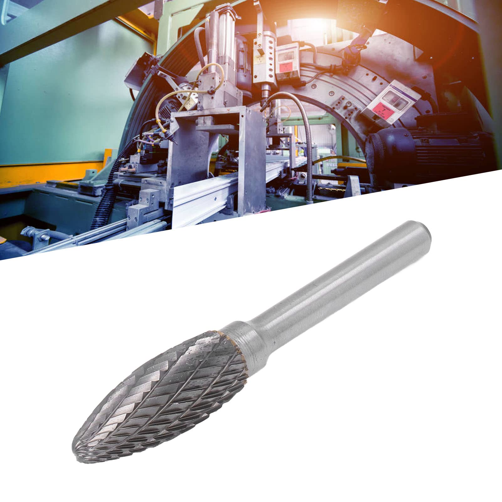 32mm YG8 Alloy Grinder Burr Tool - Durable Chamfering & Grooving Bit for Metalworking, Wood Carving, and DIY Projects