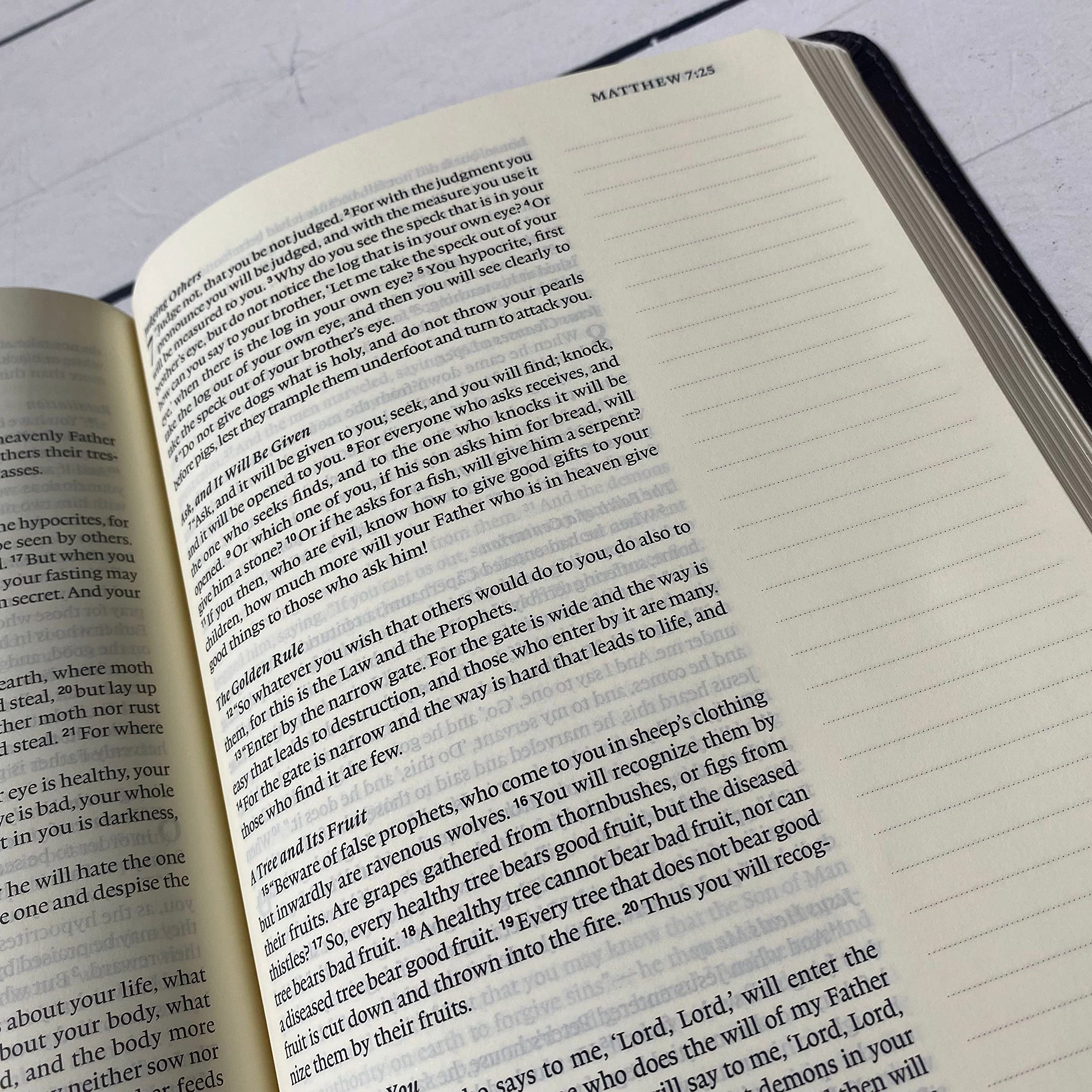 Hand Lettered & Laser Engraved NIV Journaling Bible - Personalized Christian Gift with Custom Name Engraving | Perfect for Bible Study, Prayer Journals & Spiritual Gifts