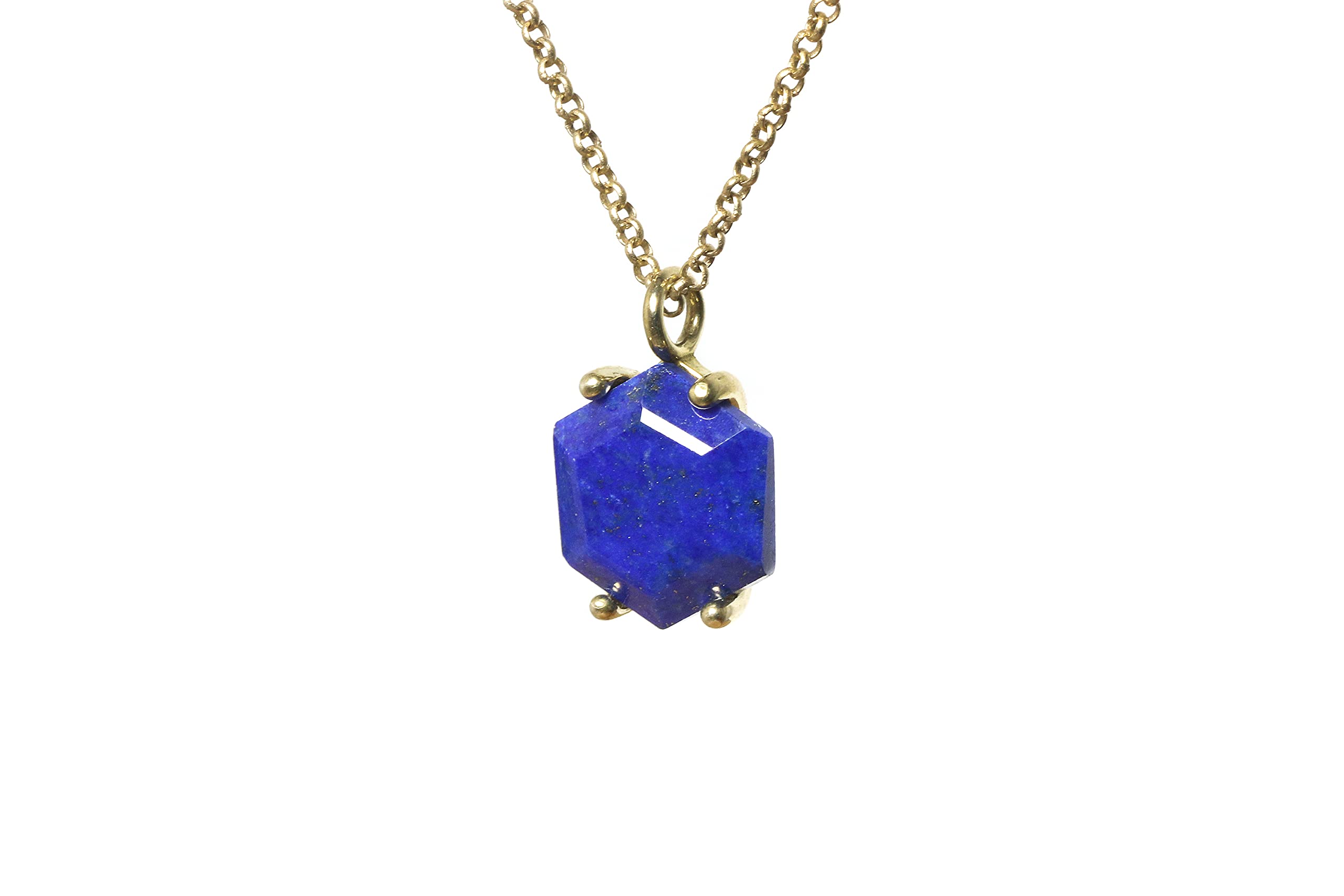 Deep Blue Lapis Lazuli Necklace for Women - Handmade September Birthstone Pendant, Unique Gemstone Statement Jewelry - Perfect Gift for Birthday, Anniversary & Special Occasions