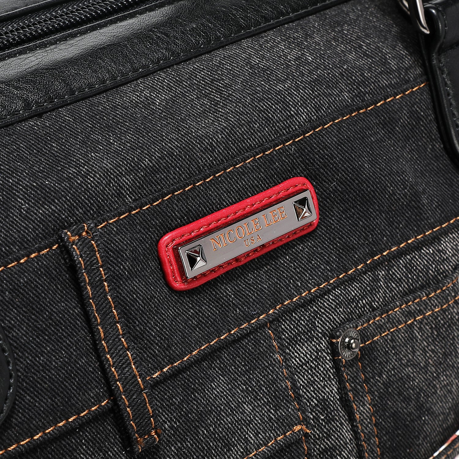 DENIM SISTERS SECRET WEEKENDER - Stylish Women's Denim Travel Bag for Weekend Getaways, Perfect for Short Trips & Overnight Stays