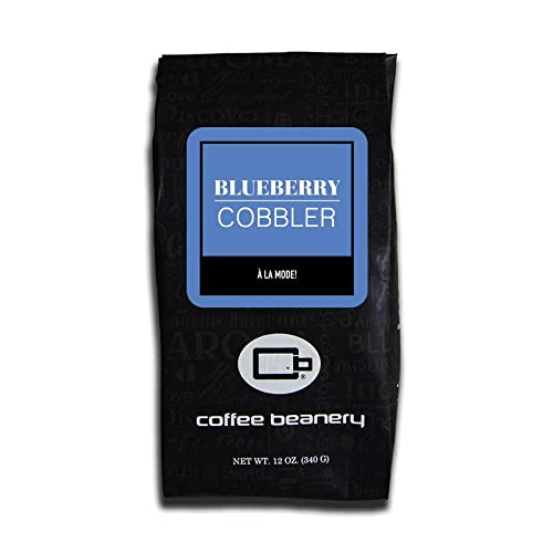 Premium Blueberry Cobbler Flavored Arabica Coffee - Medium Roast, 12oz Bag | Gourmet Specialty Coffee for Breakfast, Dessert Pairing & Cozy Moments