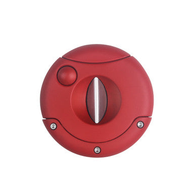 Premium Visol V Sphere Red Cigar Cutter - Sharp Stainless Steel Blades for Perfect Cut | Ideal for Cigar Aficionados, Gifts & Special Occasions