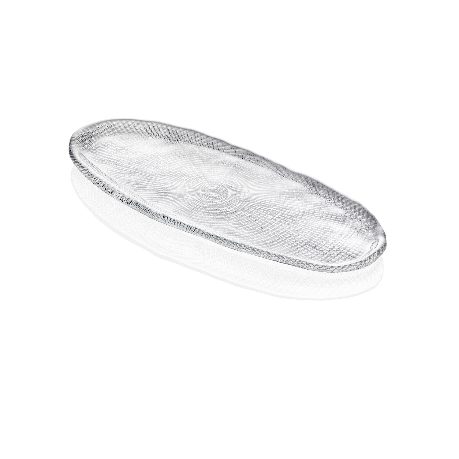 Elegant Diamond Oval Tray - Small Decorative Serving Tray for Jewelry, Candles & Bathroom Essentials | Perfect for Home Decor, Wedding Gifts & Vanity Organizers