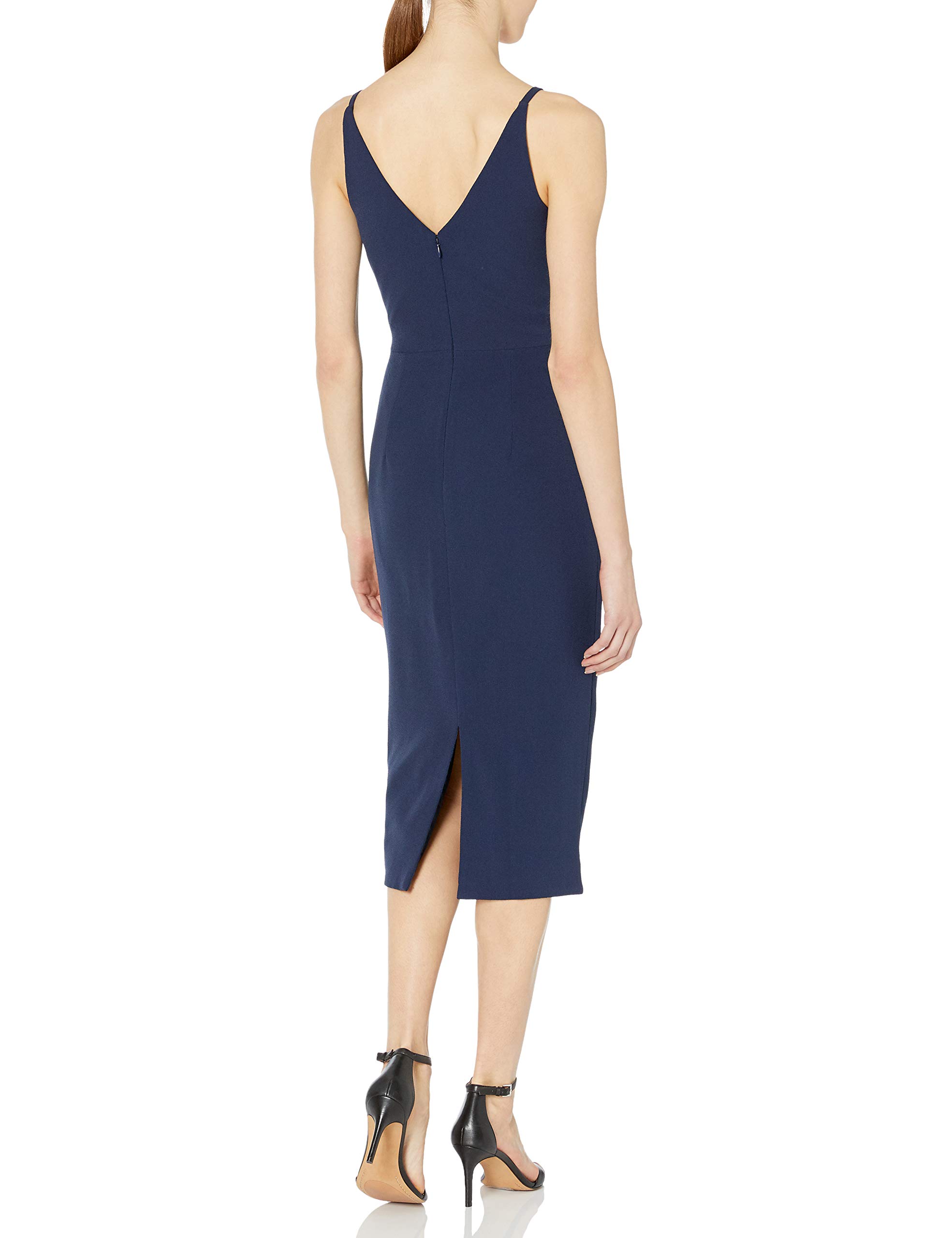 Dress the Population Women's Bodycon Dress - Slim Fit Stretchy Midi Dress for Night Out, Party & Date Night | Flattering Figure-Hugging Design for Women's Fashion