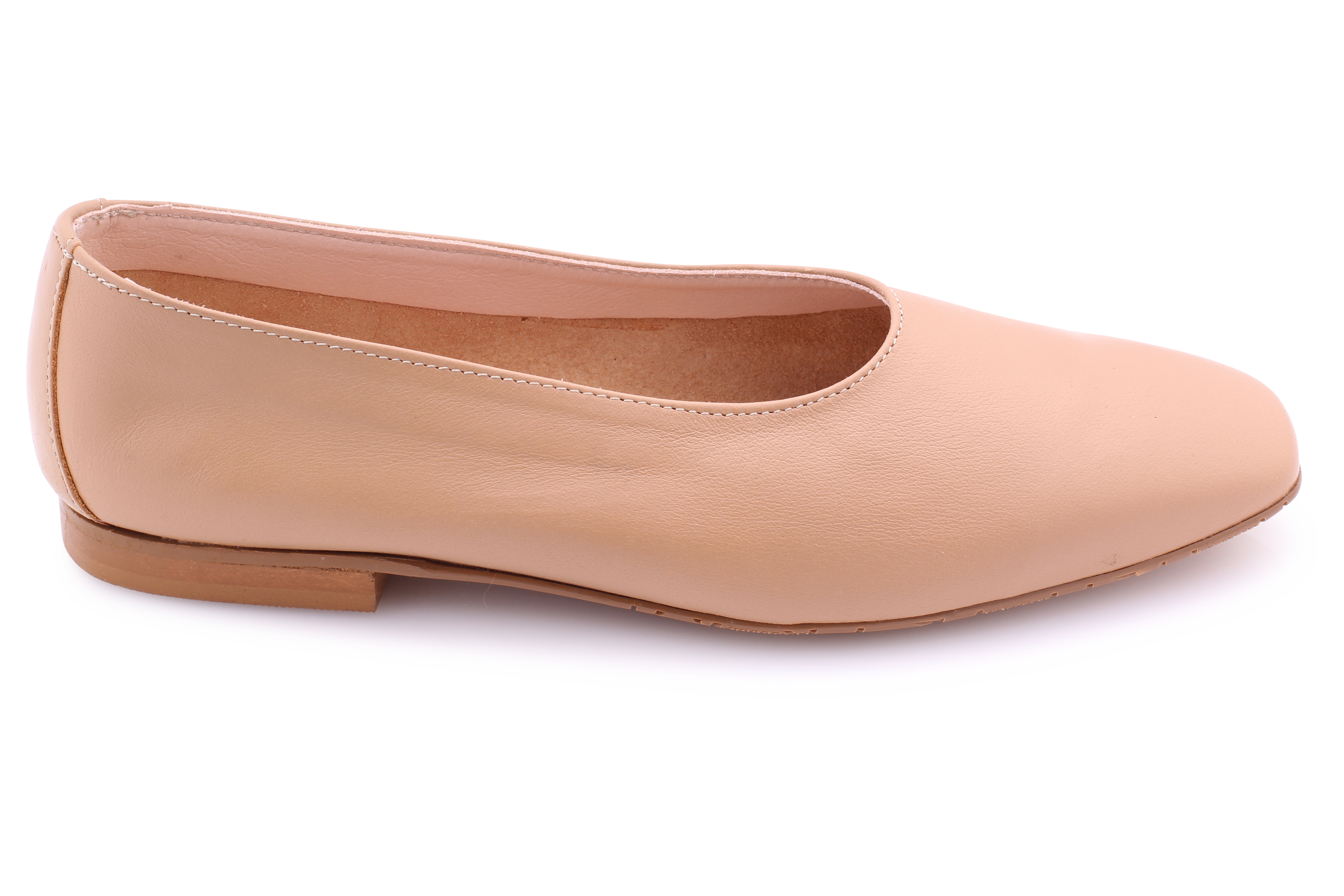 Beige Leather