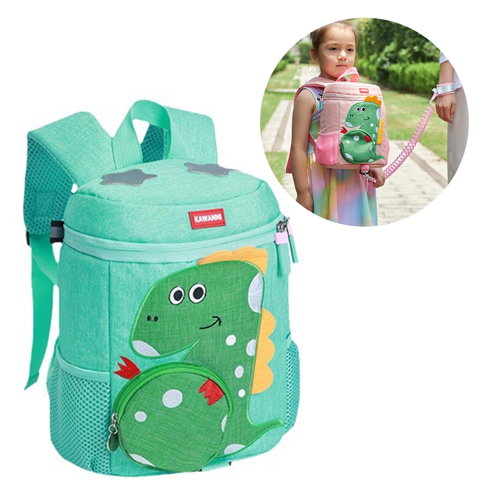 **Anti-Lost Toddler Backpack Harness with 1.5m Leash – Adjustable Safety Strap for Kids, Baby Walking & Travel – Perfect for Shopping, Airports & Crowded Places**