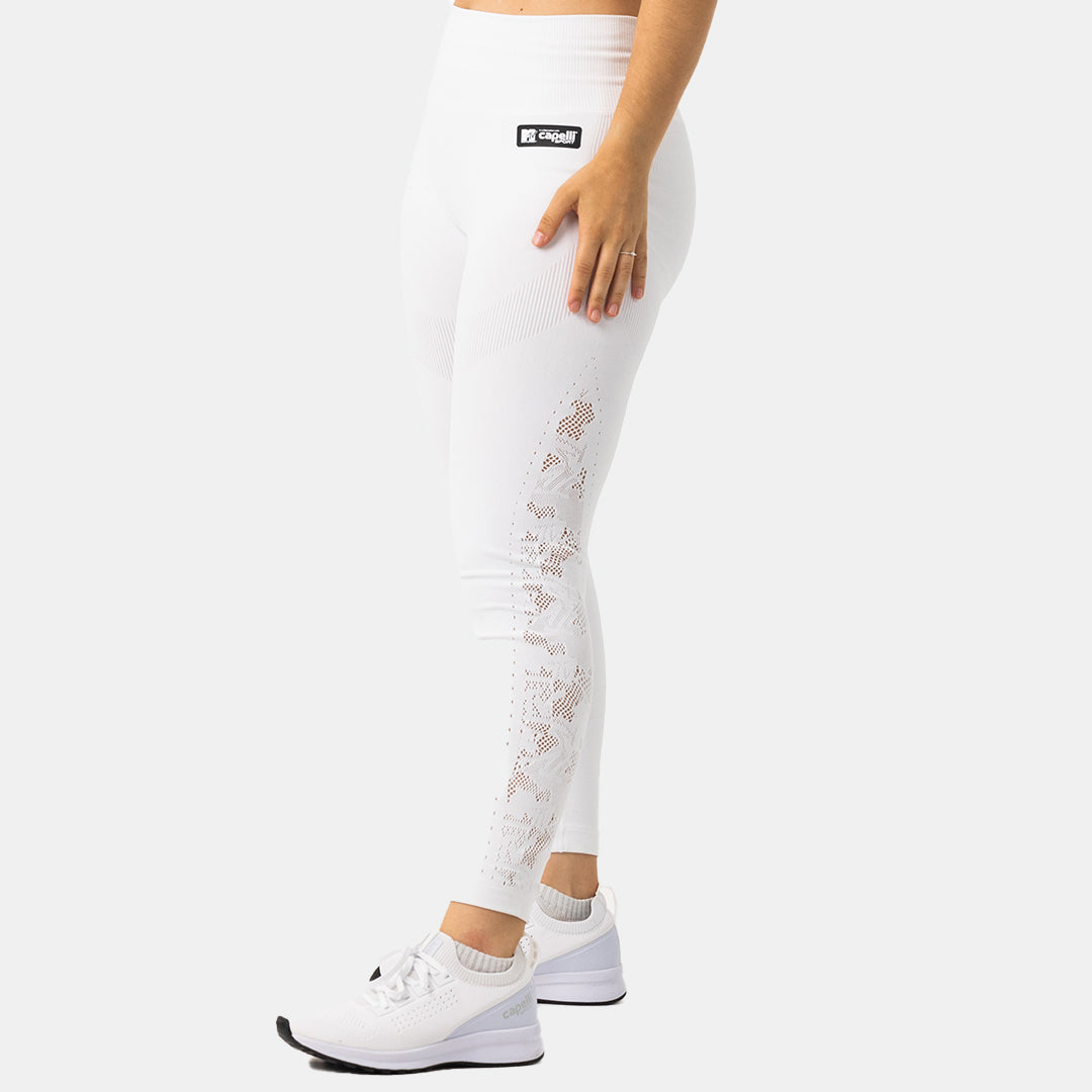 MTV Women's High Waist Sculpting Leggings - Workout Yoga Running Gym Athletic Tights for Women - Perfect for Fitness, Lounge & Everyday Wear