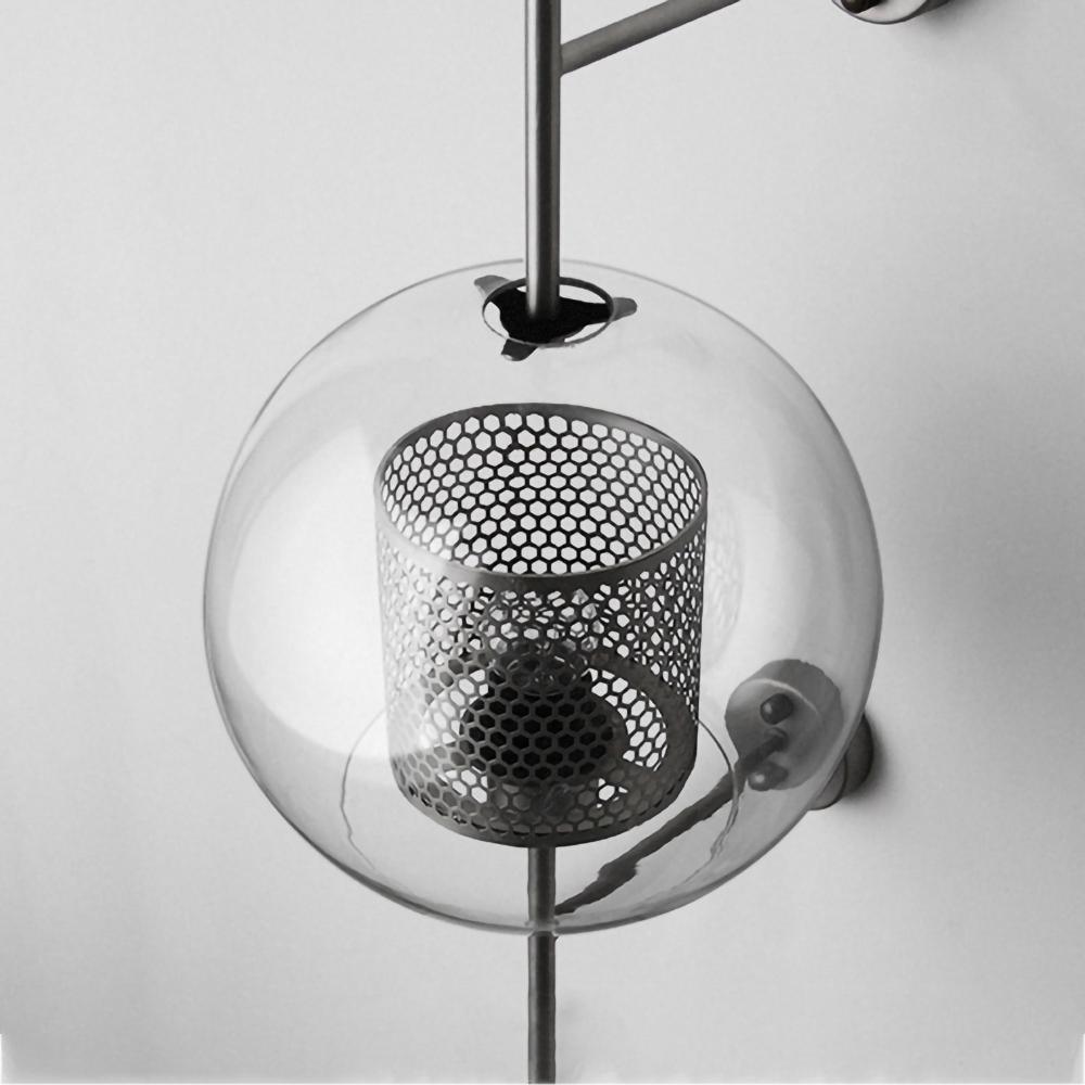 Chiswick Modern Glass Wall Light - Sleek LED Sconce for Living Room, Bedroom & Hallway - Energy Efficient Indoor Lighting Fixture