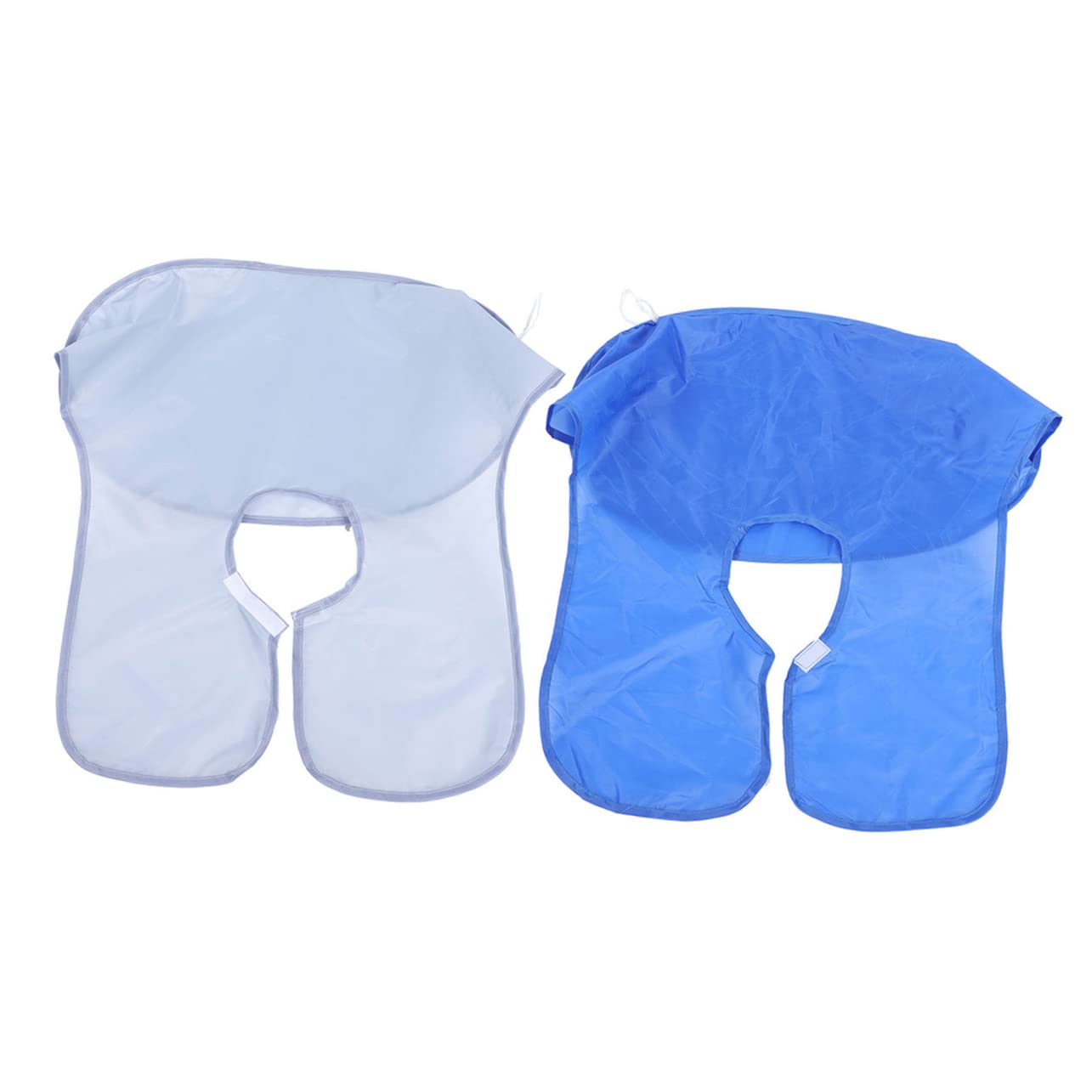 Minkissy 2-Pack Men's Shaving Bibs - Beard Catcher Apron for Shaving & Trimming, Soft Polyester Barber Cloth for Hair Collection - Perfect for Home Grooming & Professional Barbershops