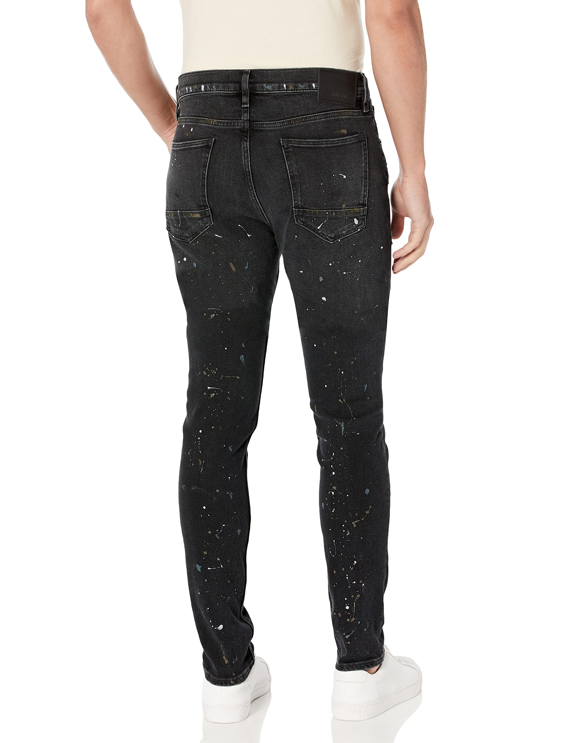 HUDSON Men's Zack Super Skinny Jeans - Stretch Denim Pants for Slim Fit | Perfect for Casual Wear, Night Out & Everyday Fashion