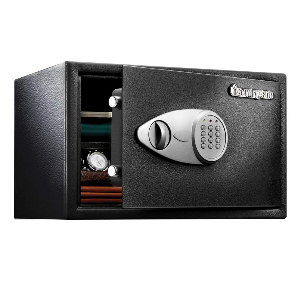 SentrySafe X125 Digital Keypad Security Safe - 1.2 Cubic Feet Fireproof Steel Safe with Interior Lining & Bolt Down Kit | Extra Large (10.6