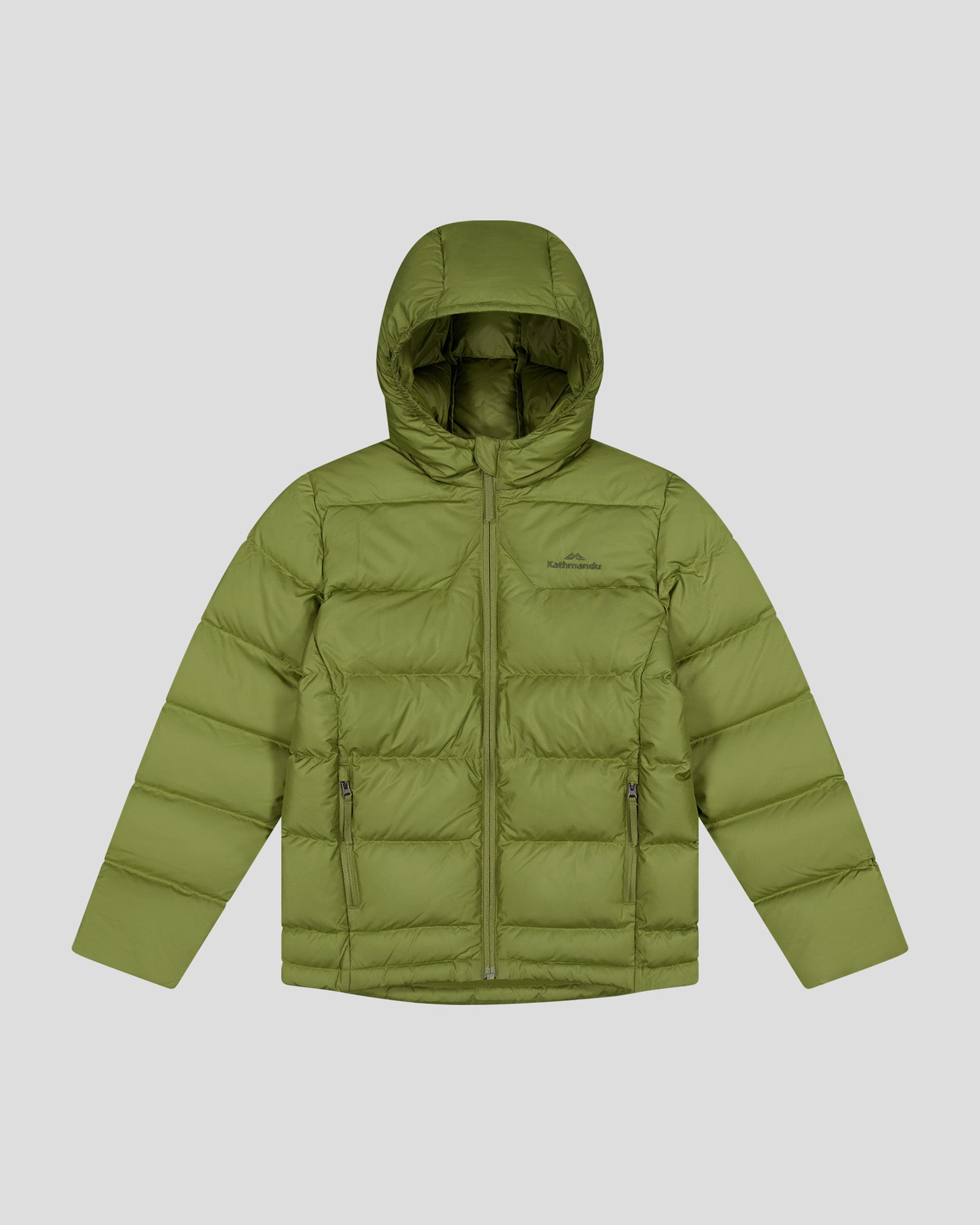 Youth's Epiq Down Hooded Jacket - Warm Winter Coat for Boys & Girls, Waterproof & Windproof, Dark Fern Green - Perfect for Outdoor Activities, School & Cold Weather Adventures