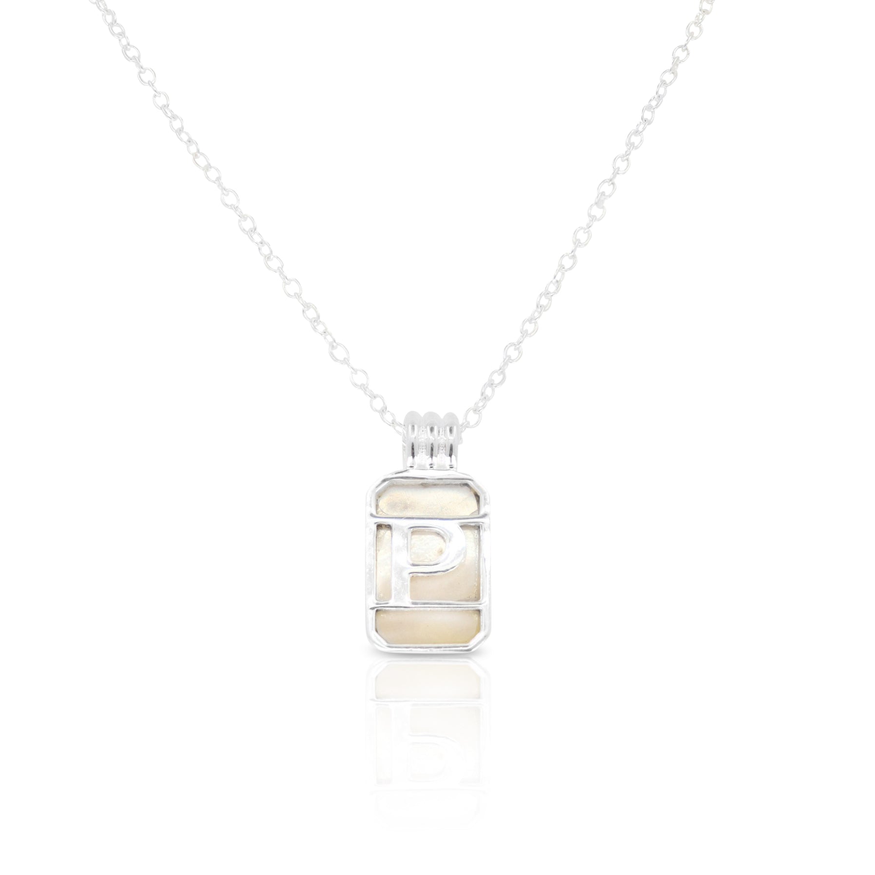Initial A to Z Silver Necklace for Women - Personalized Alphabet Pendant Jewelry Gift for Her - Perfect for Birthdays, Anniversaries & Everyday Wear