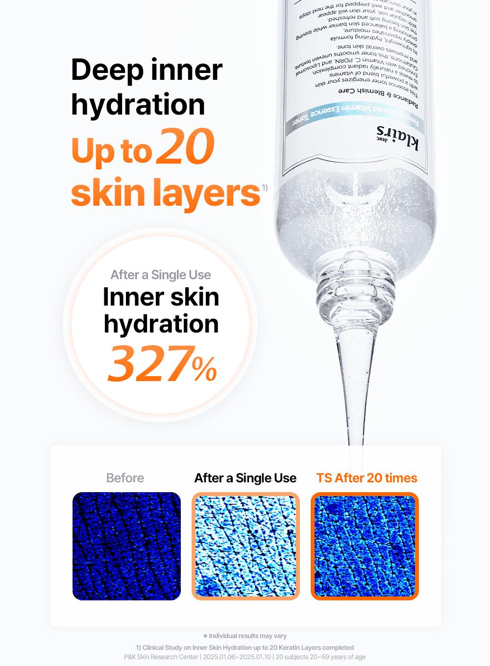 Freshly Juiced Vitamin Essence Toner 180ml - Hydrating Facial Toner with Vitamin C for Brightening & Glowing Skin - Perfect for Daily Skincare Routine & Anti-Aging Care