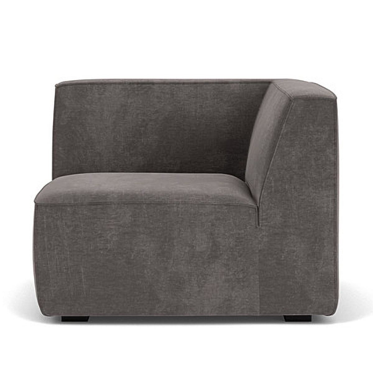 1-Seater Right Corner Modular Sofa in Durable Dane Fabric - Perfect for Small Apartments, Living Rooms & Cozy Spaces